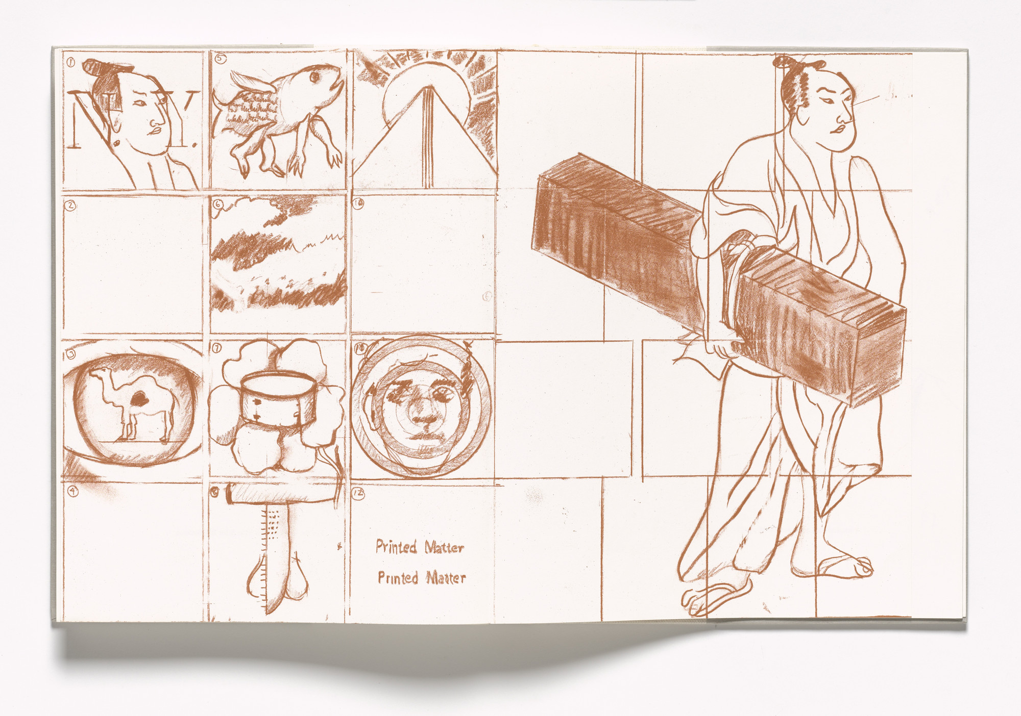 Larry Rivers. Plate (folios 103 verso and 104 recto) from In Memory of My Feelings. 1967