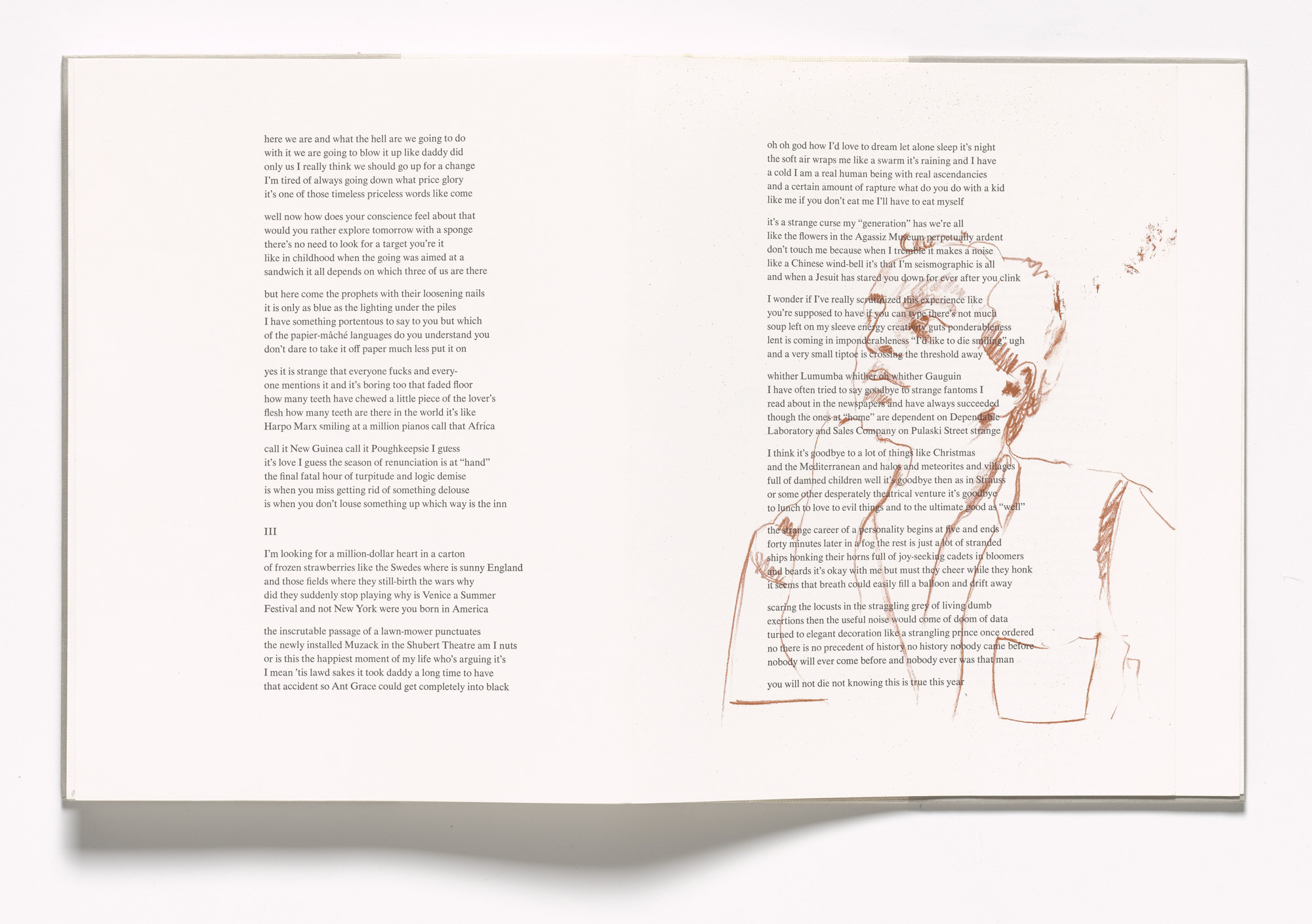 Larry Rivers. In-text plate (folio 106 recto) from In Memory of My Feelings. 1967
