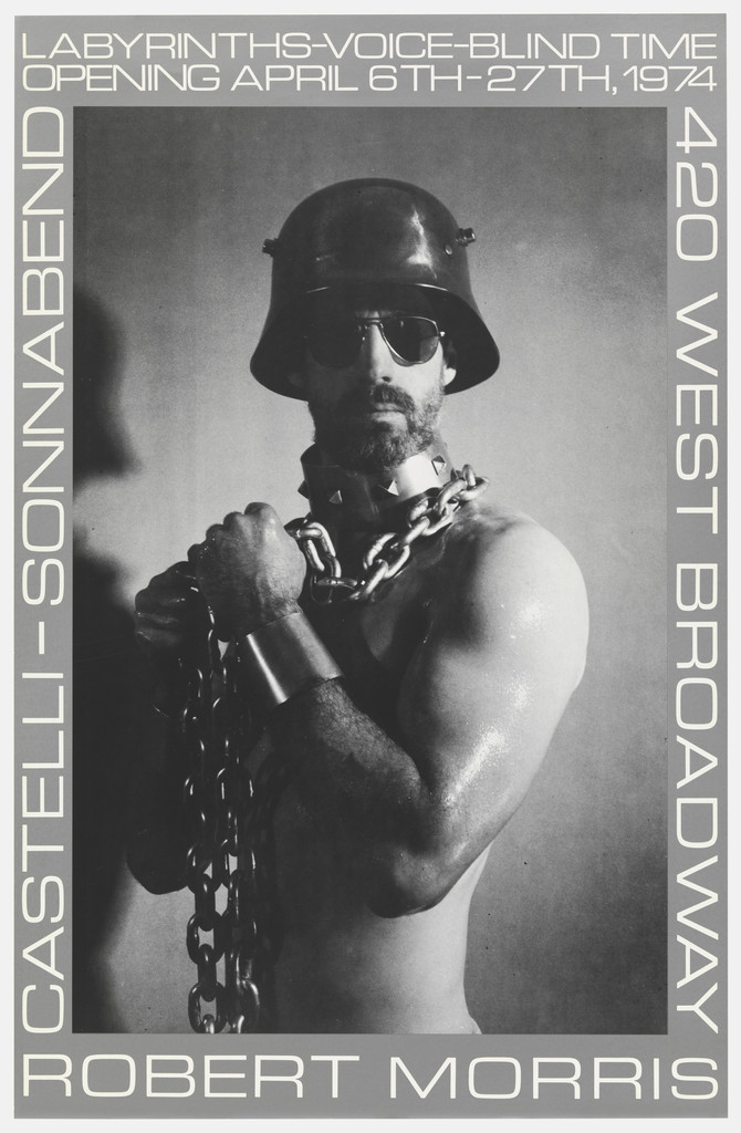 Poster for Robert Morris: Labyrinths—Voice—Blind Time