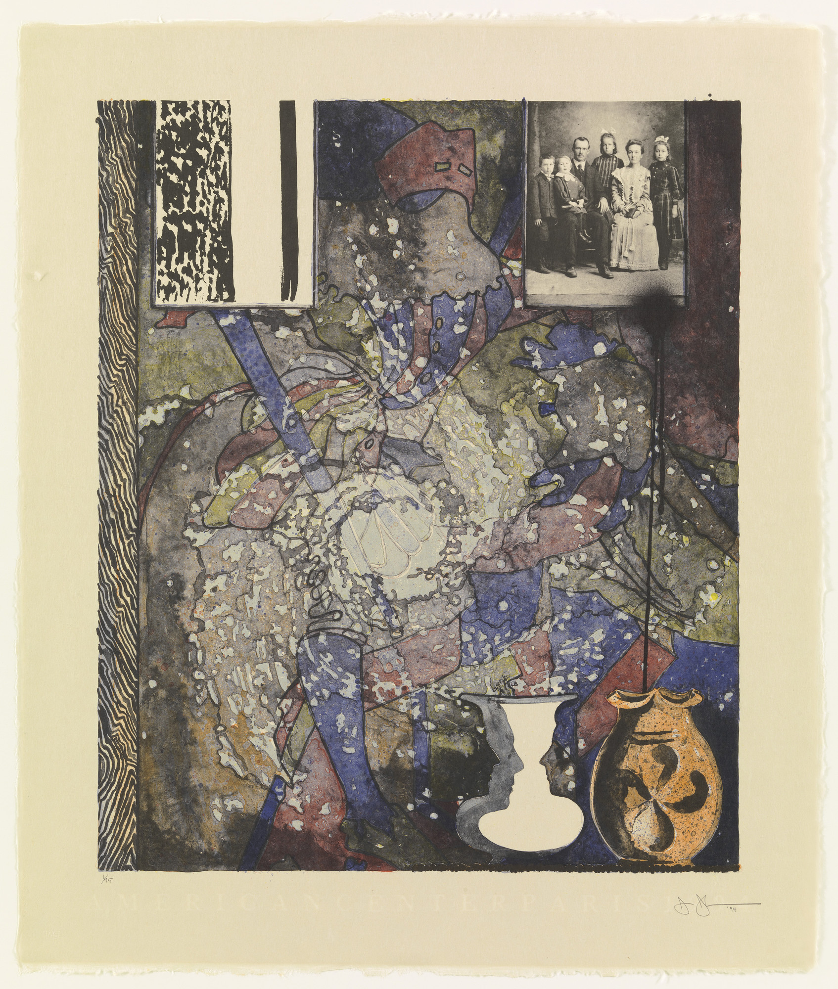 Jasper Johns. Untitled (American Center 1994)