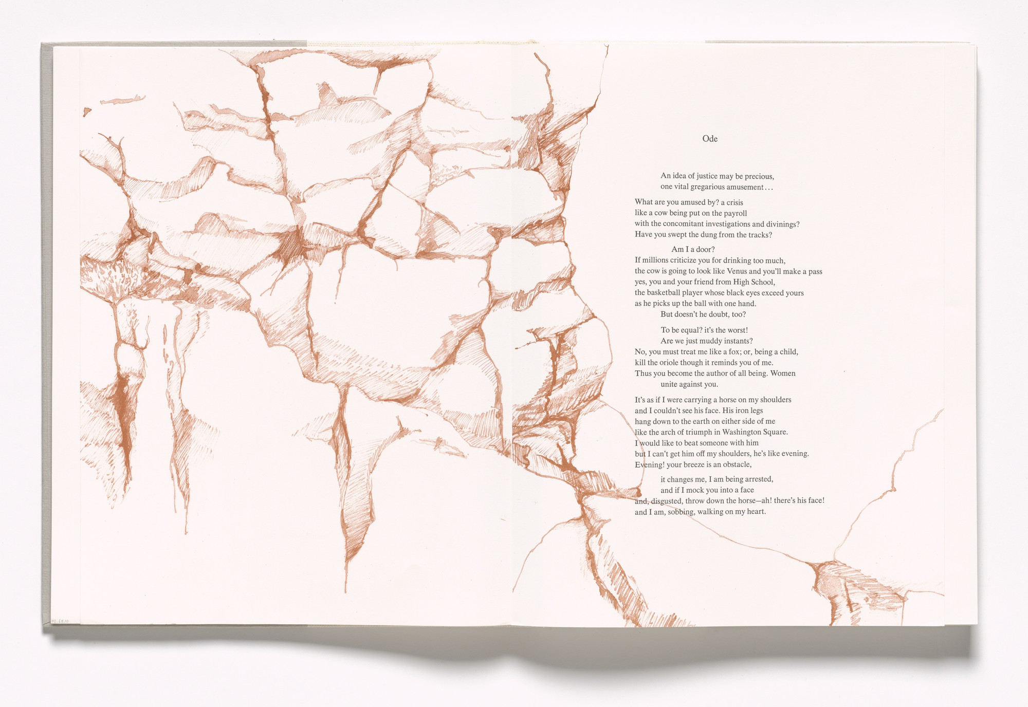 Jane Wilson. In-text plate (folios 27 verso and 28 recto) from In Memory of My Feelings. 1967
