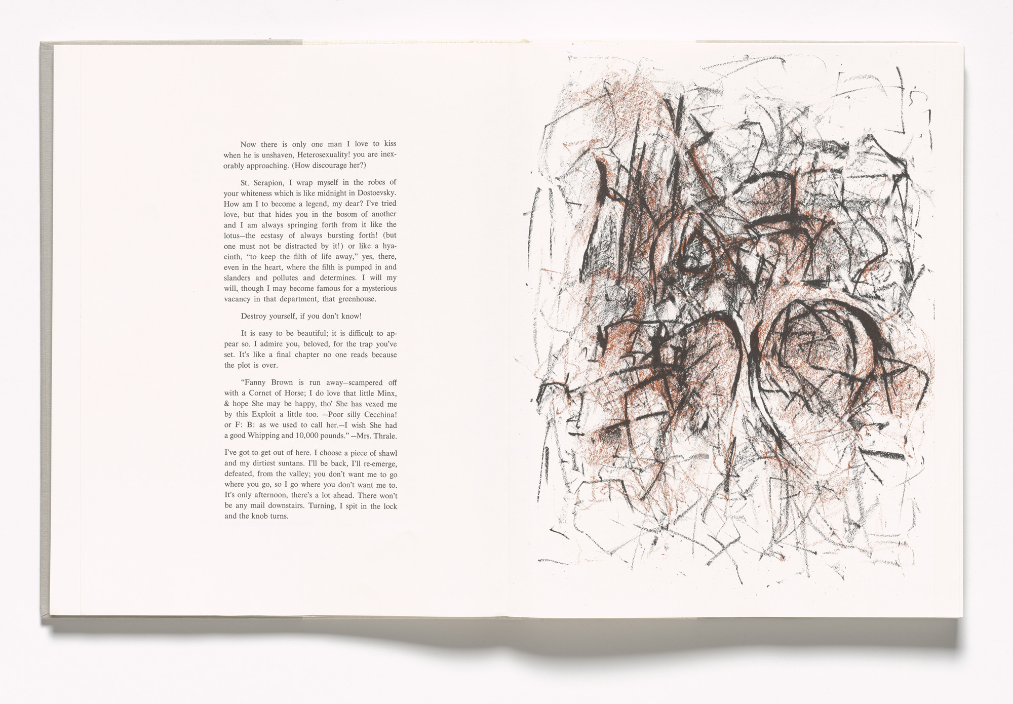 Joan Mitchell. Plate (folio 34 recto) from In Memory of My Feelings