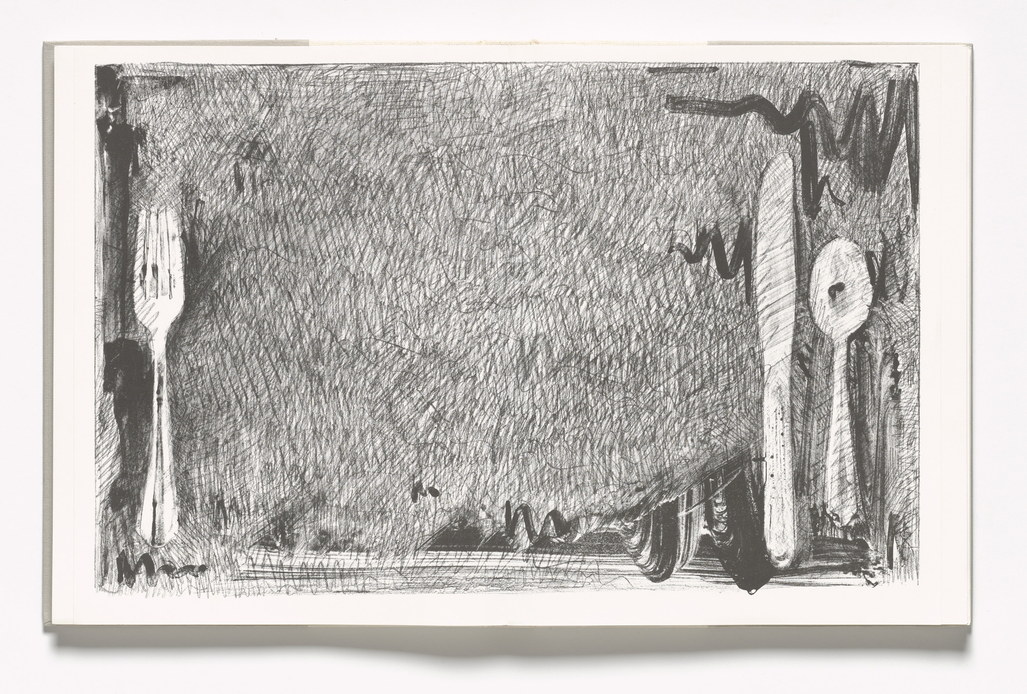 Jasper Johns. Plate (folios 49 verso and 50 recto) from In Memory of My Feelings. 1967