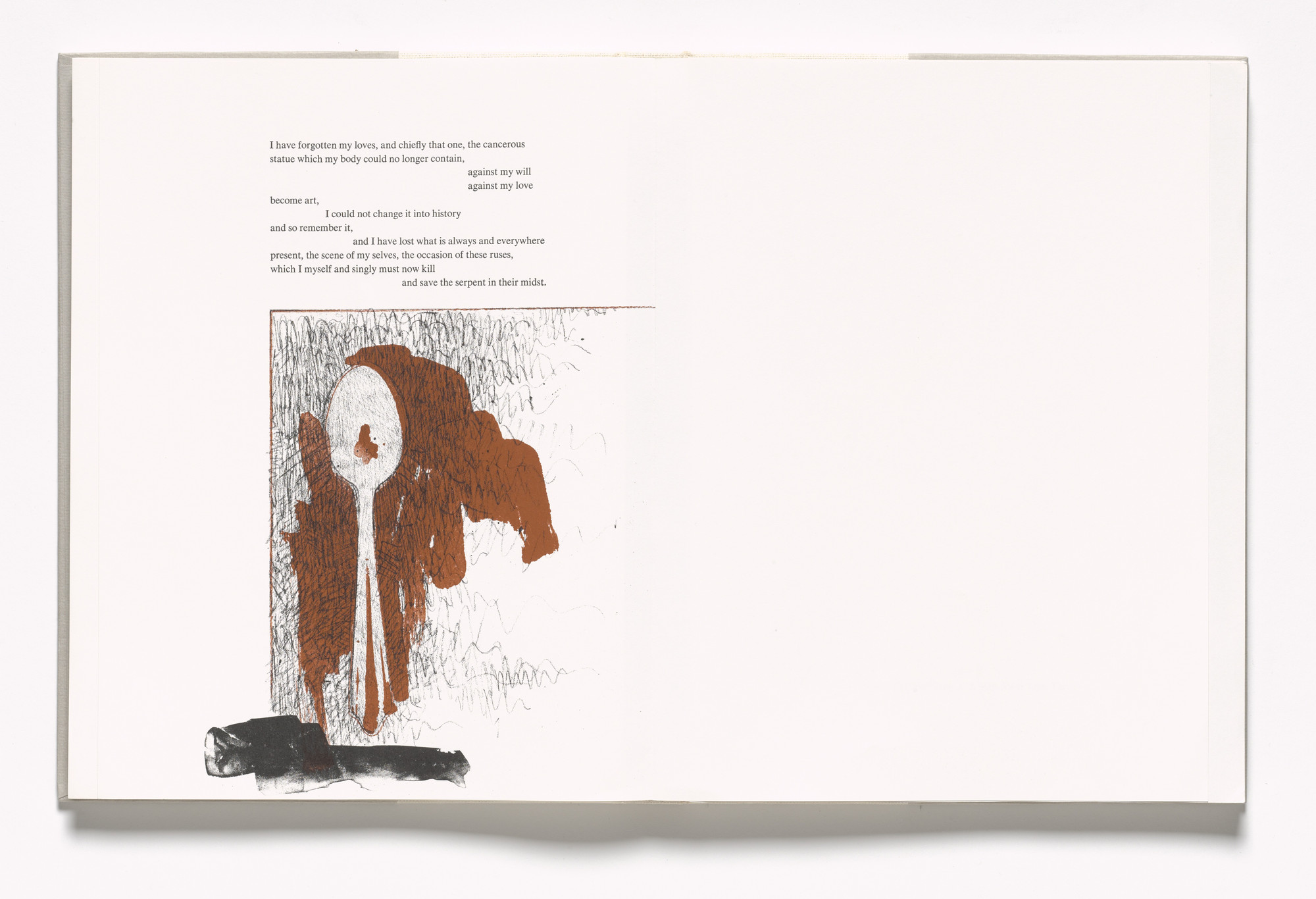 Jasper Johns. Tailpiece (folio 53 verso) from In Memory of My Feelings