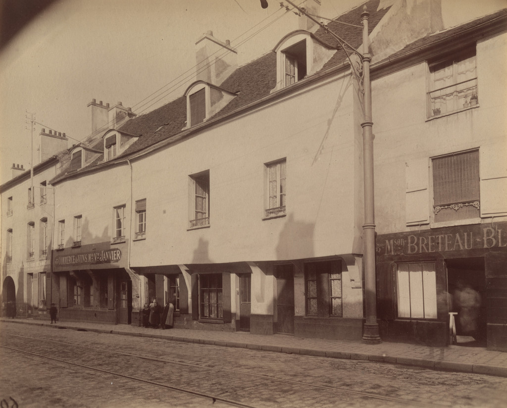 Bourg-la-Reine. Maison -- 43 Grande Rue, Eugène Atget, 1901, Albumen silver print