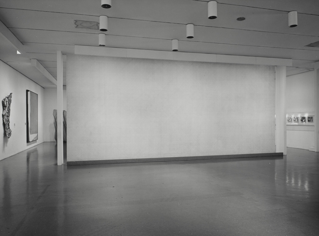 Lines in Four Directions Superimposed, Covering the Entire Surface of the Wall