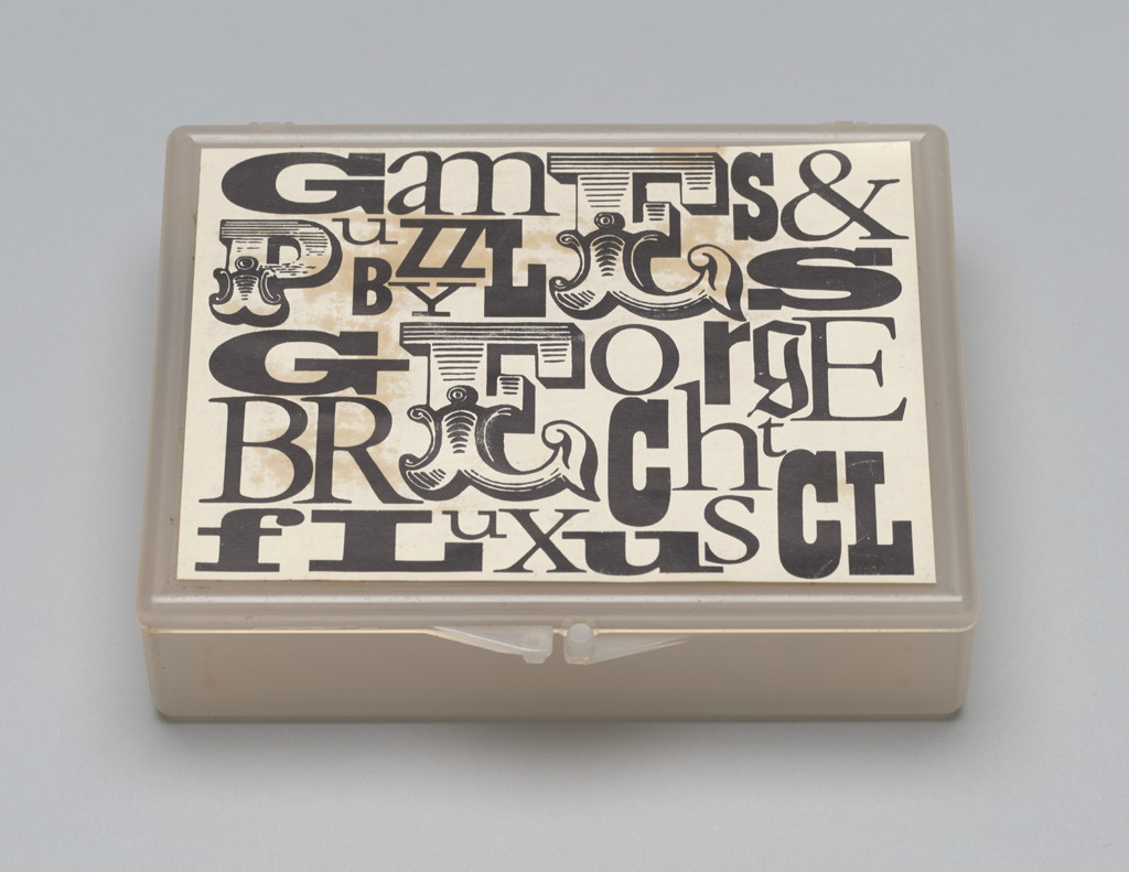 Games & Puzzles/Inclined Plane Puzzle, George Brecht, 1965
