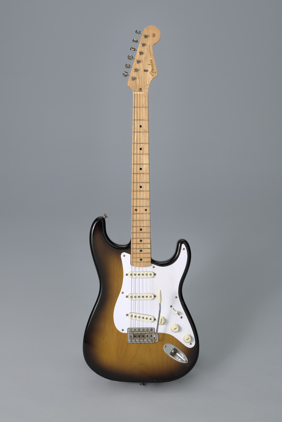 Leo Fender, George Fullerton, Freddie Tavares. Fender Stratocaster Electric Guitar. designed 1954, this example 1957