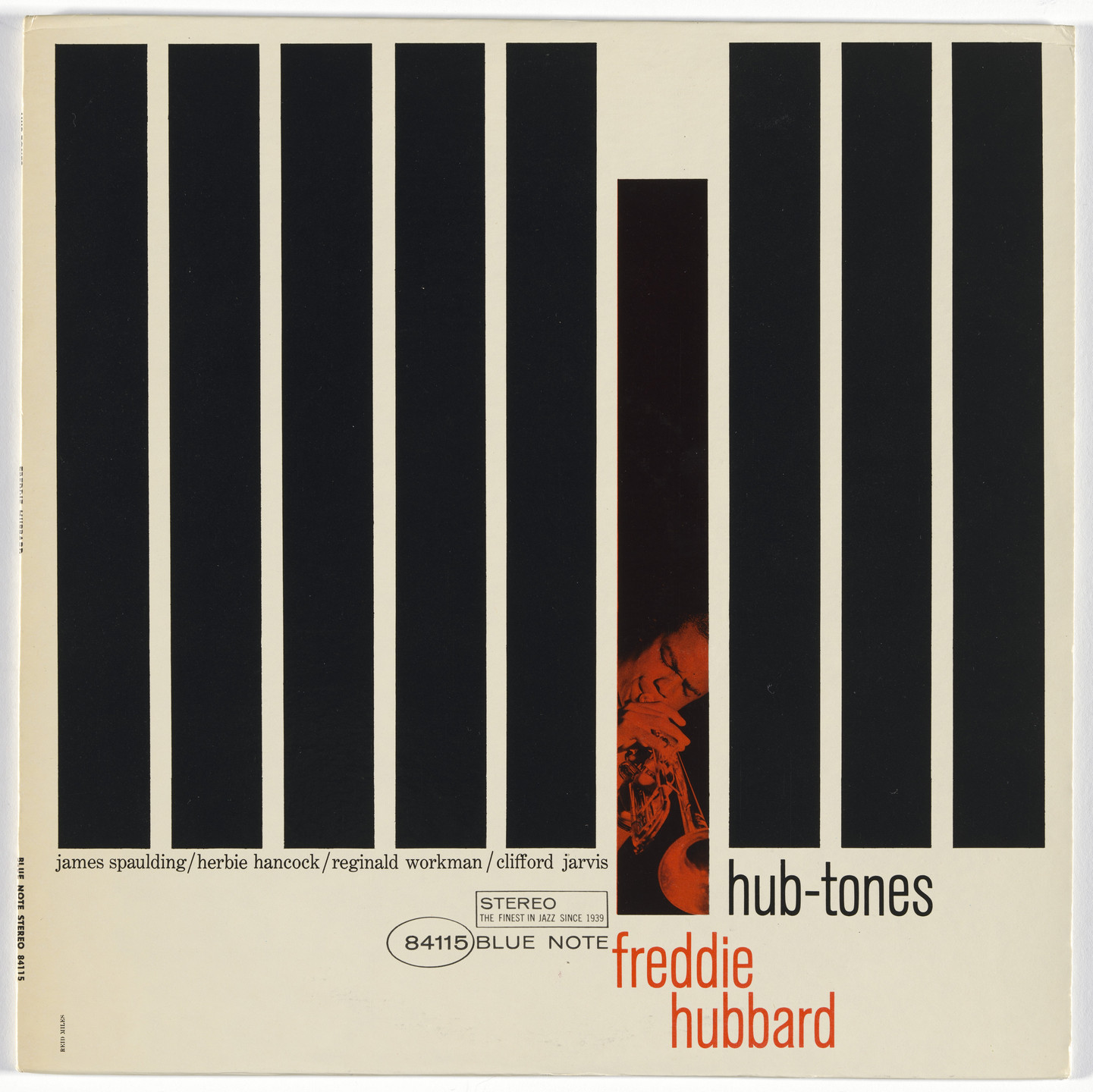 Reid Miles, Francis Wolff, Blue Note Records. Album cover for Freddie Hubbard, Hub-Tones. 1962