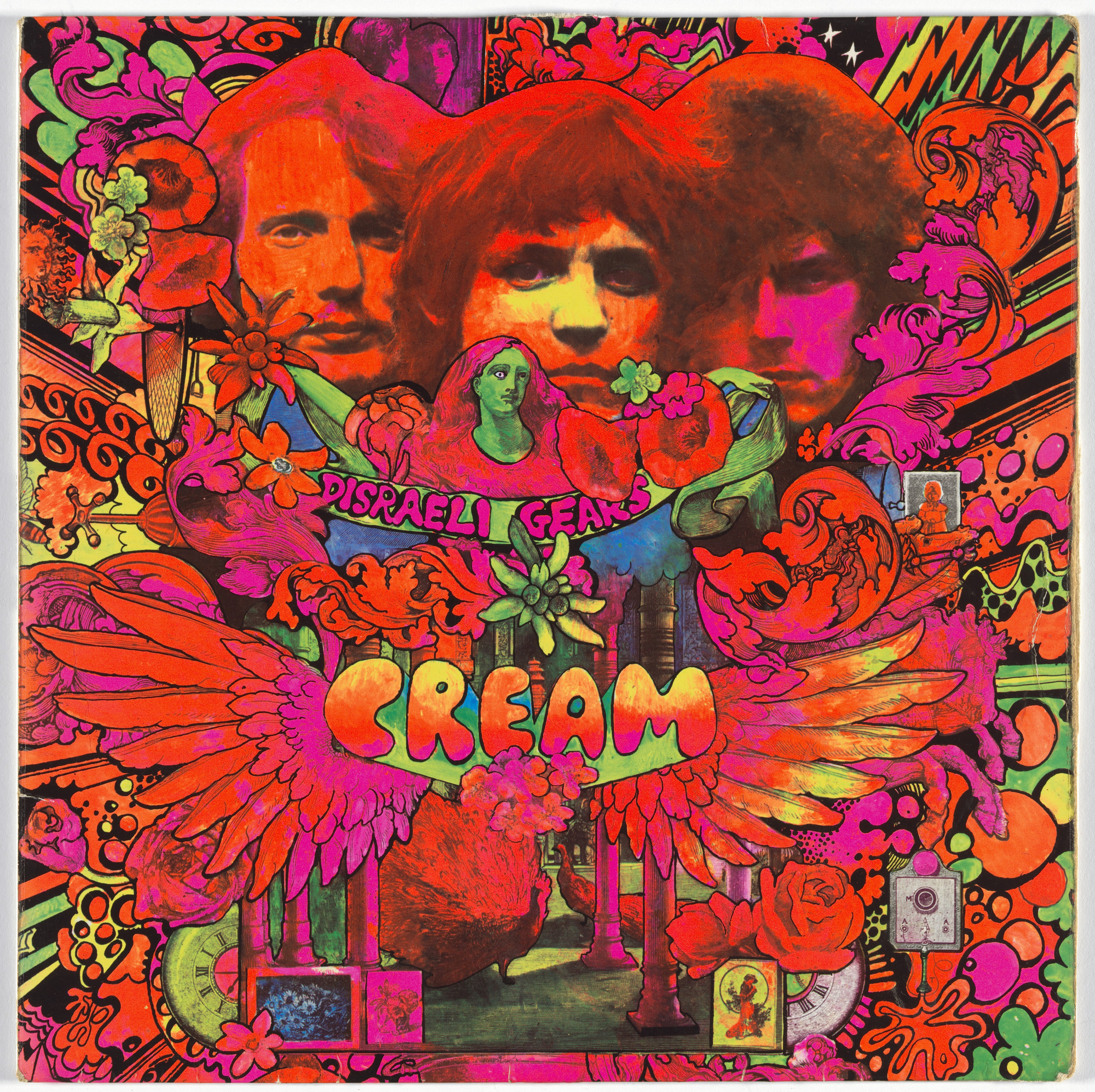 Martin Sharp, Robert Whitaker, Reaction Records. Album cover for