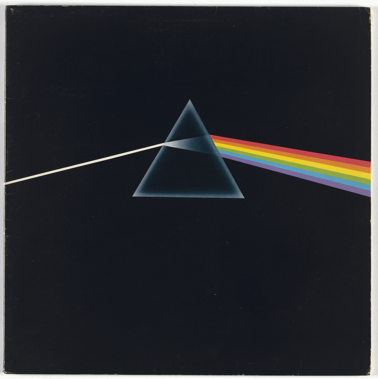 George Hardie, Hipgnosis, Harvest Records. Album cover for Pink Floyd, Dark Side of the Moon. 1973