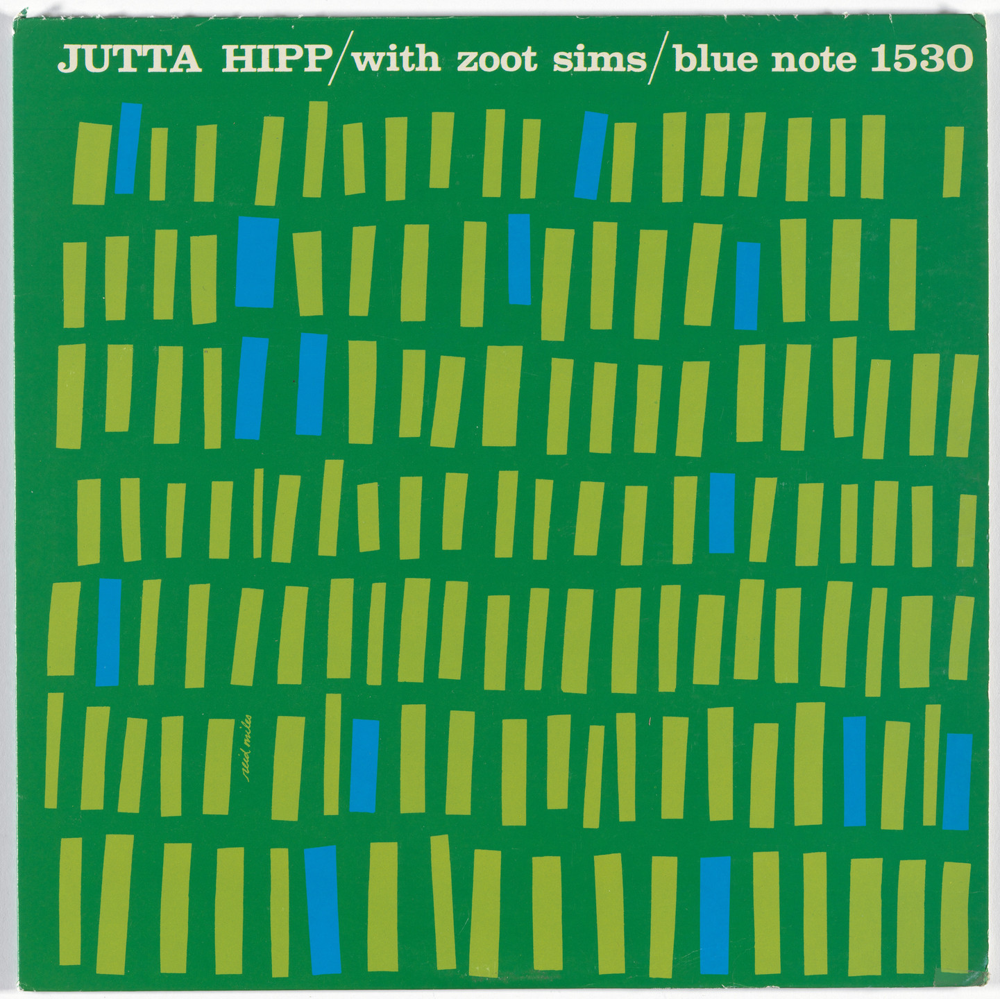 Reid Miles, Blue Note Records. Album cover for Jutta Hipp with Zoot Sims. 1957