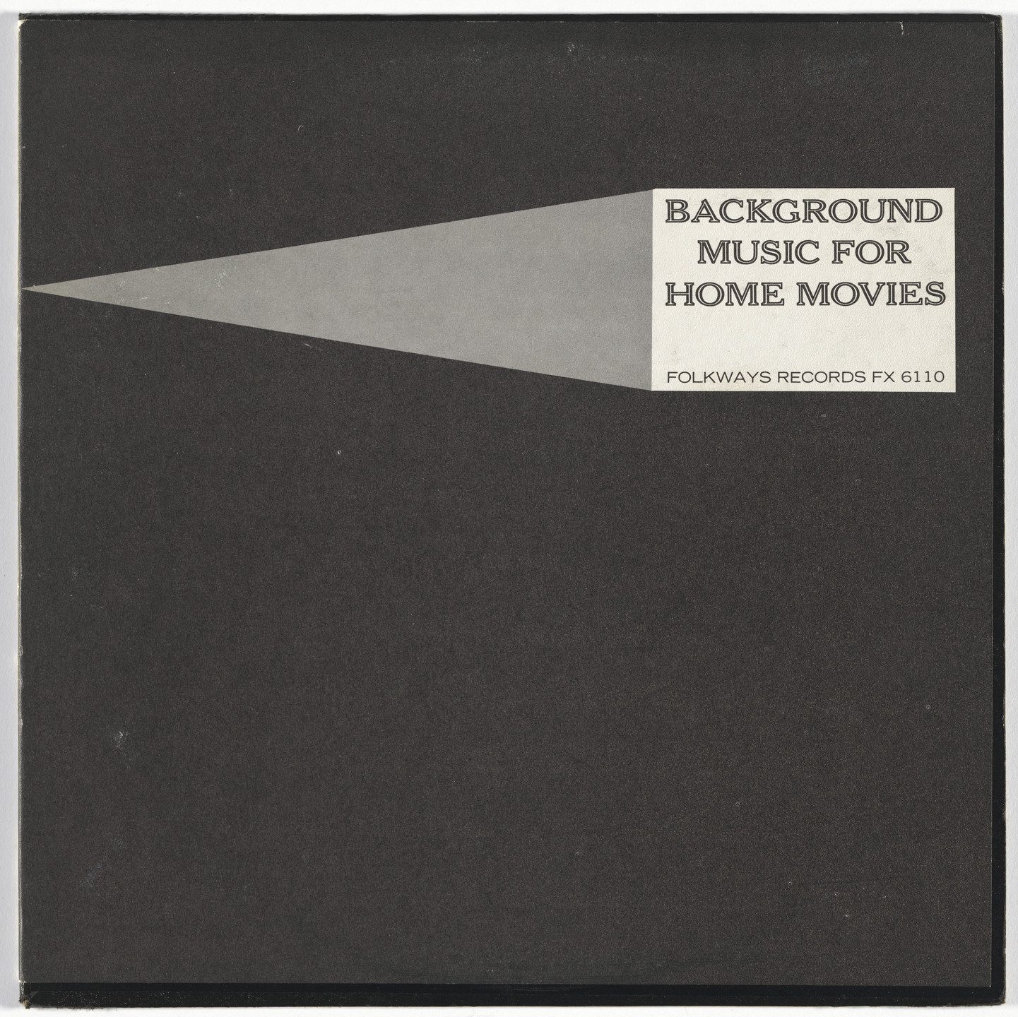 Ronald Clyne, Folkways Records, New York. Album cover for Background Music for Home Movies. 1961