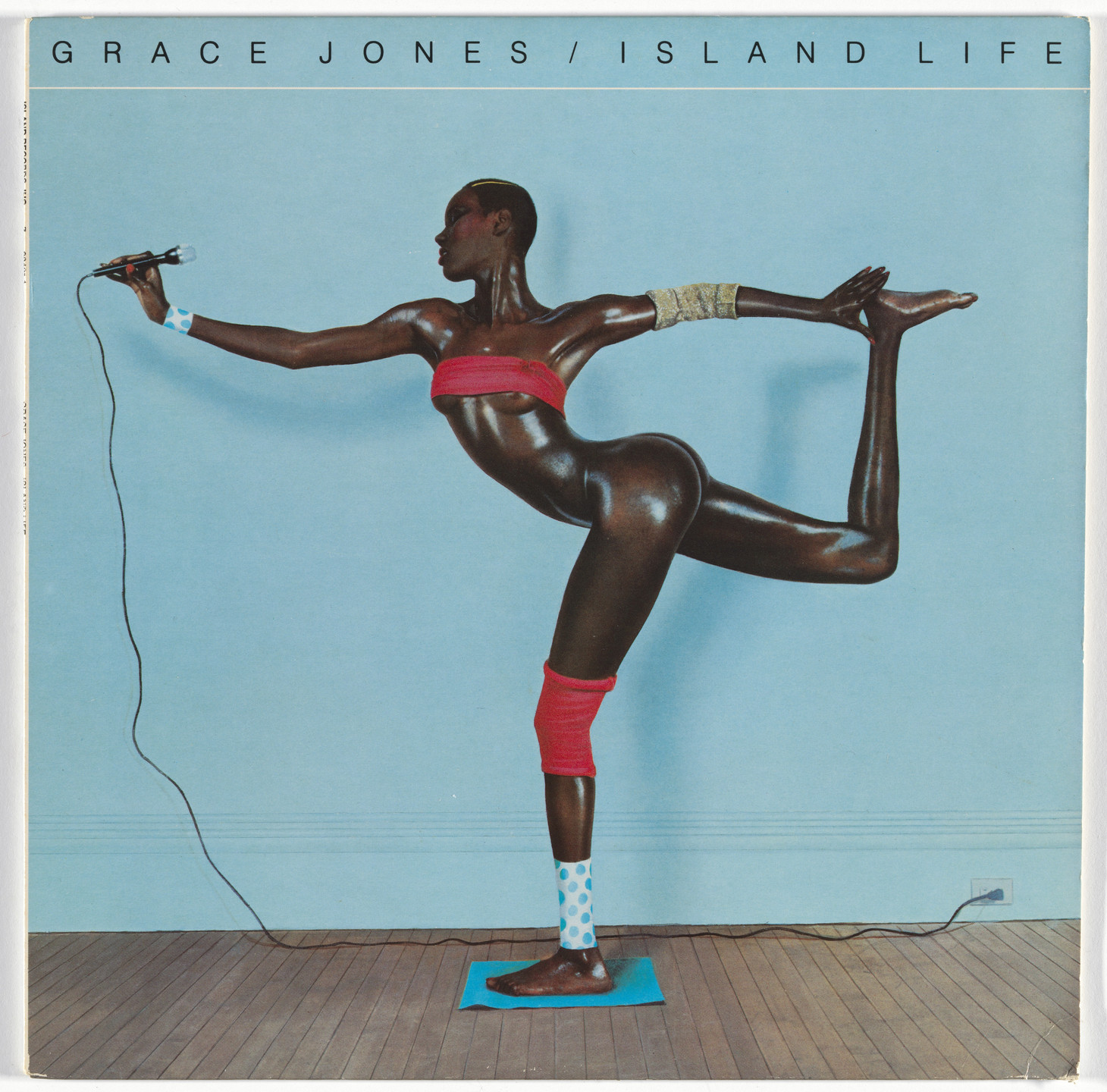 Greg Porto, Jean-Paul Goude, Glenn O&#39;Brien, Island Records. Album cover for Grace Jones, Island Life. 1985