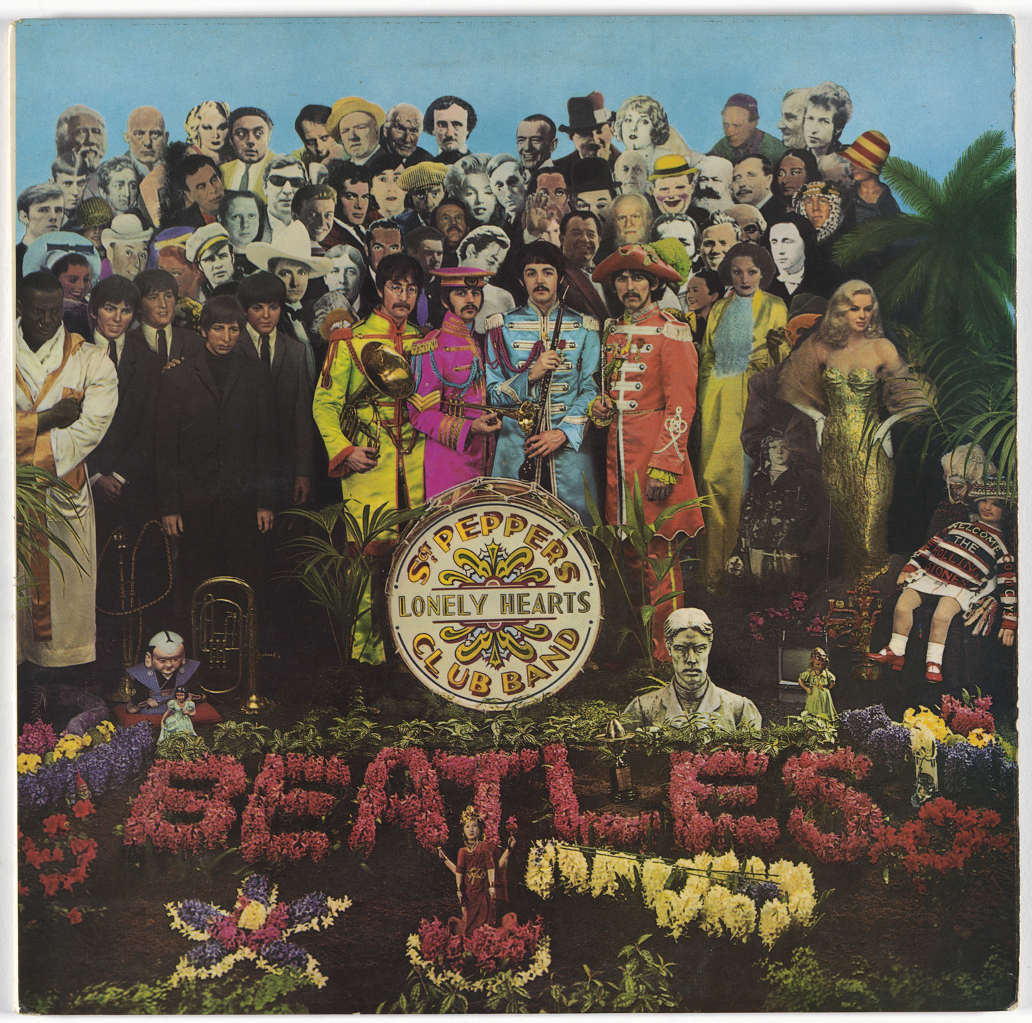 Peter Blake, Jann Haworth, Michael Cooper. Album cover for The Beatles, Sgt. Pepper&#39;s Lonely Hearts Club Band. 1967