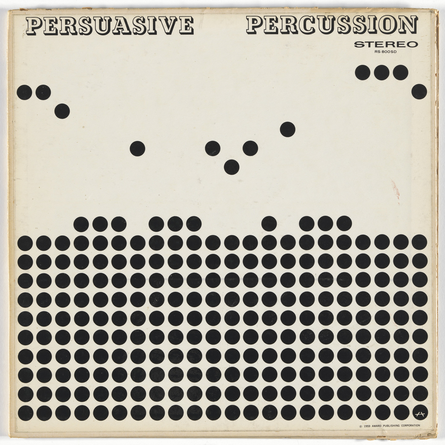 Josef Albers, Charles E. Murphy, Command Records. Album cover for Terry Snyder and the All Stars, Persuasive Percussion. 1959