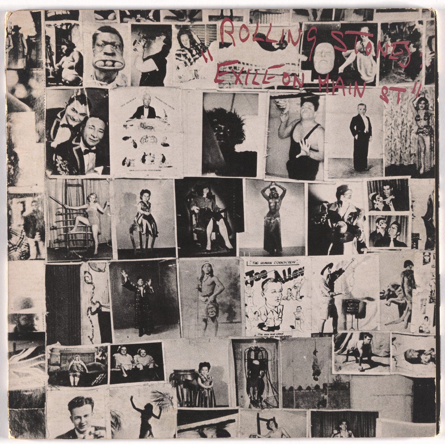 Robert Frank, John Van Hamersveld, Norman Seeff, Rolling Stones Records. Album cover for The Rolling Stones, Exile on Main St.. 1972