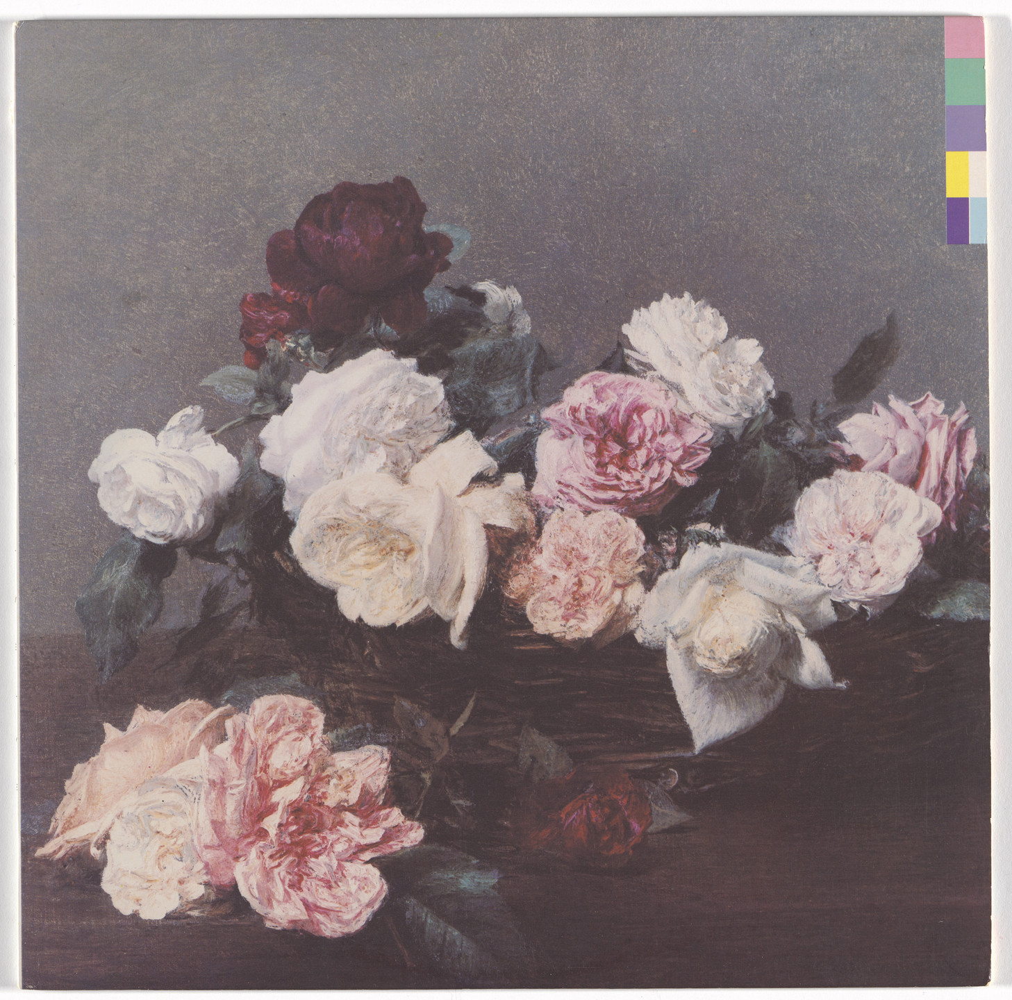 Peter Saville, Factory Records, Manchester, Henri Fantin-Latour. Album cover for New Order, Power, Corruption &amp; Lies. 1983