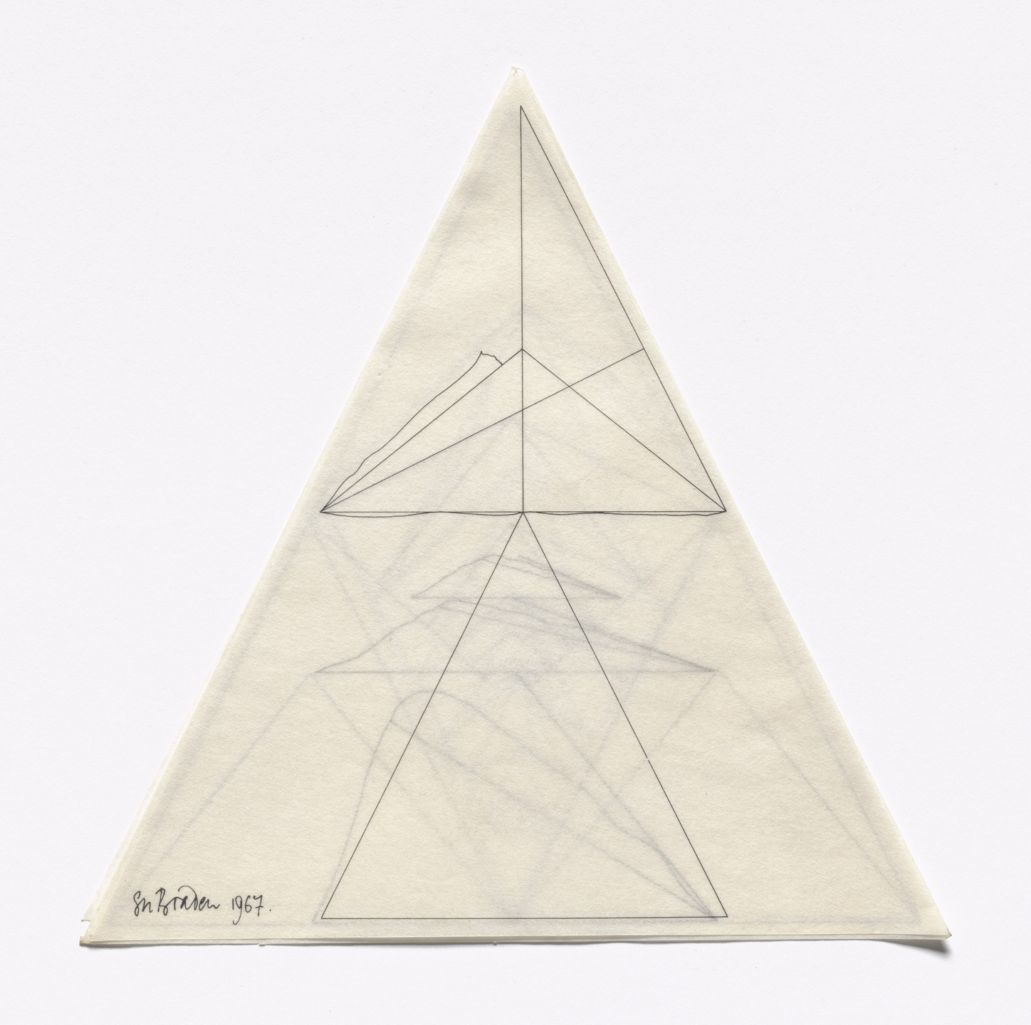 Su Braden. Project for a Bridge from S.M.S. No. 1. 1967, published 1968