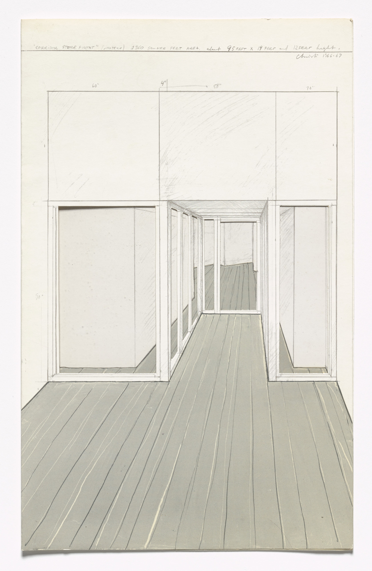 Christo. Store Front from S.M.S. No. 1