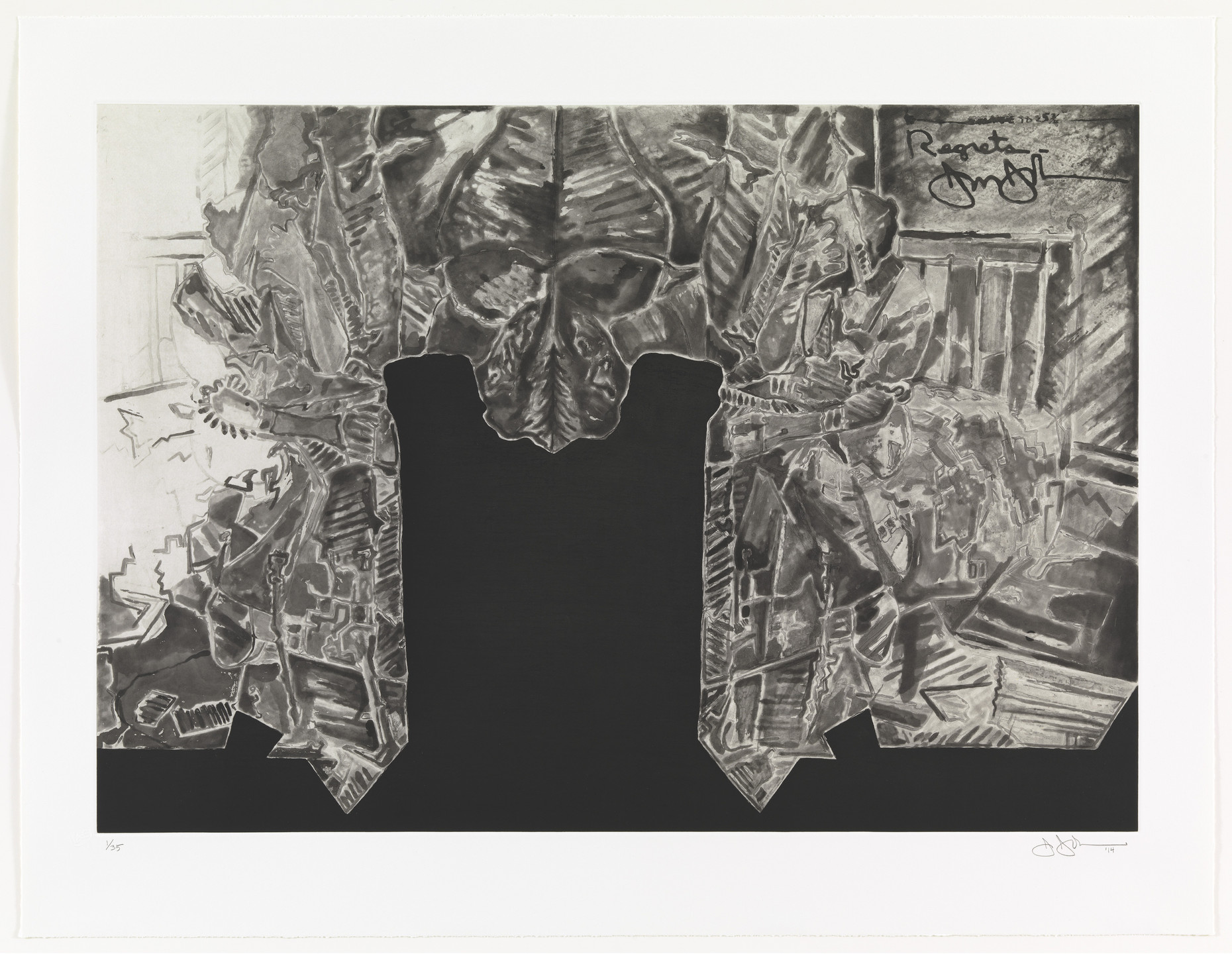 Jasper Johns. Regrets. 2014