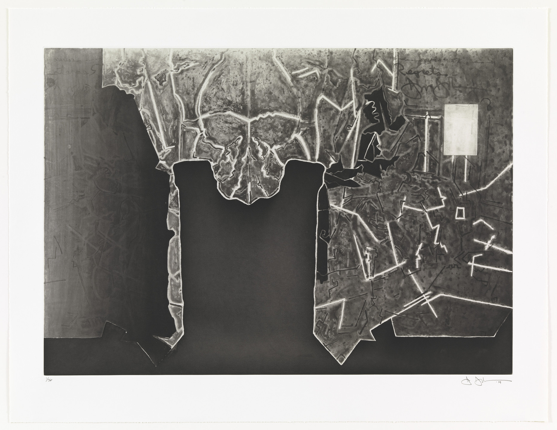 Jasper Johns. Regrets. 2014