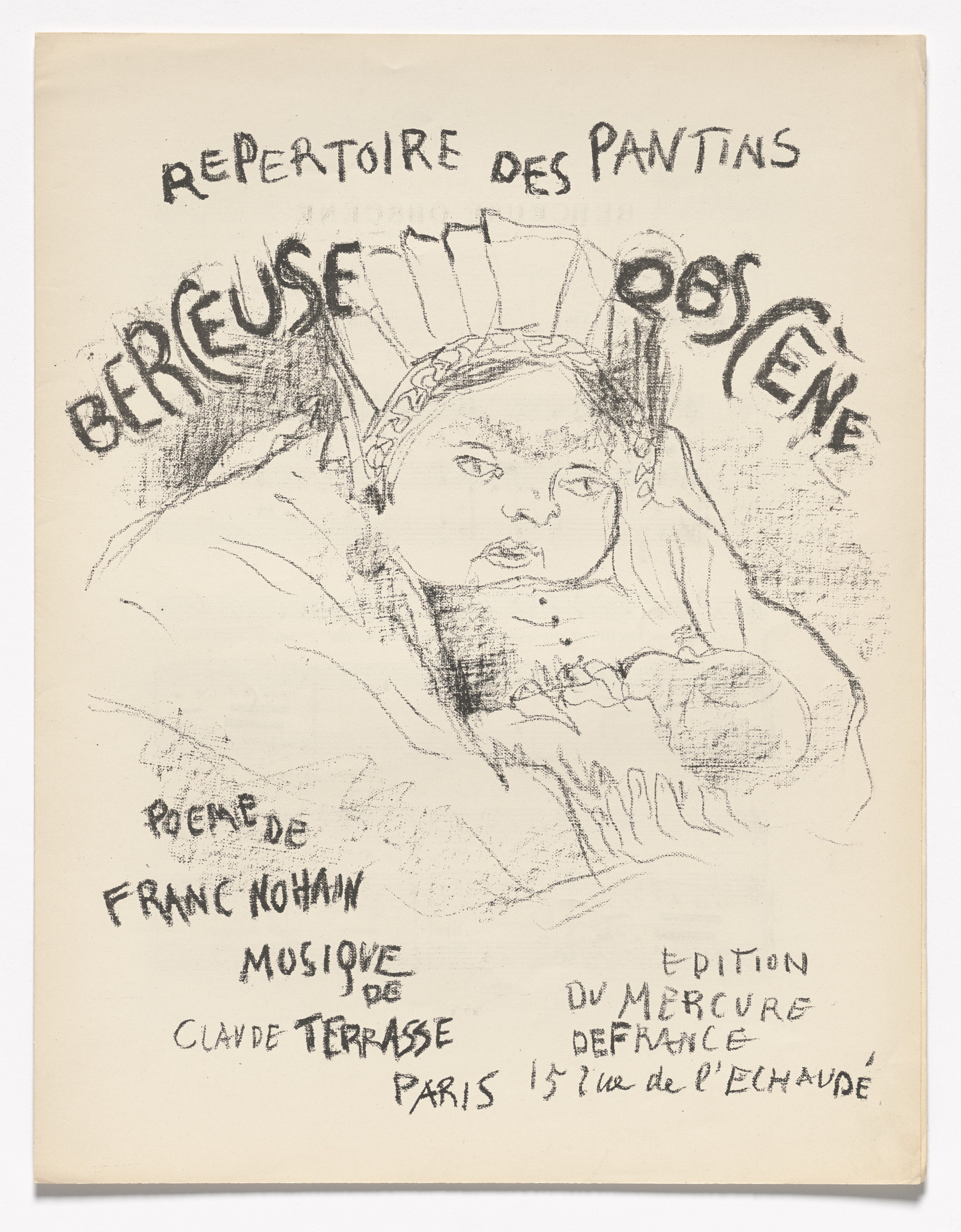 Pierre Bonnard. Obscene Lullaby ( Berceuse obscène ) from Répertoire des Pantins