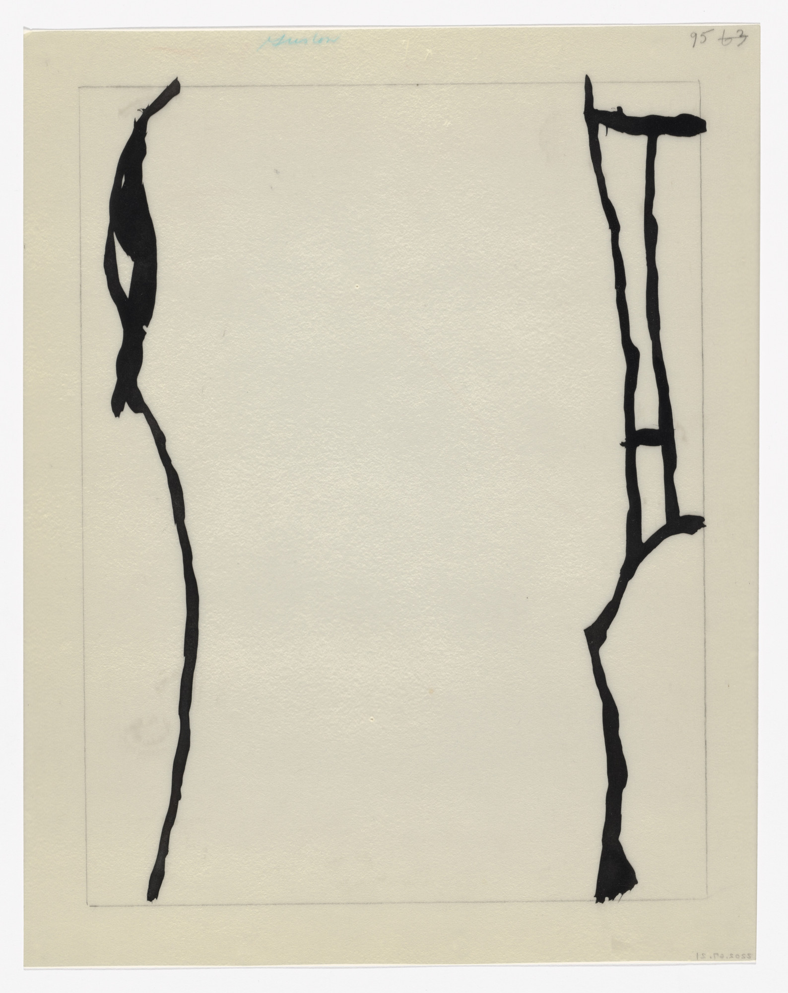 Philip Guston. Preparatory drawing for In Memory of My Feelings