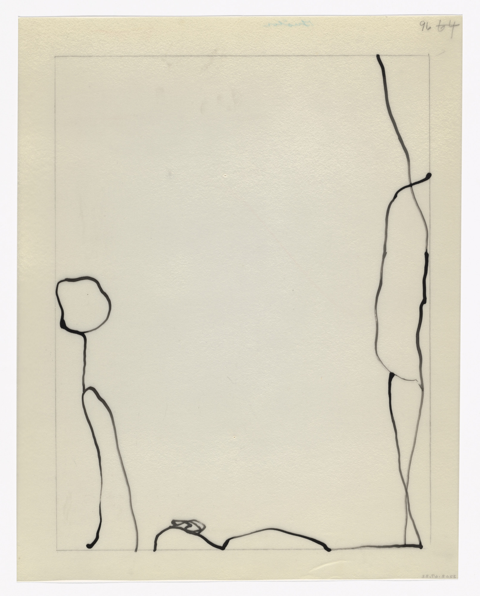 Philip Guston. Preparatory drawing for In Memory of My Feelings