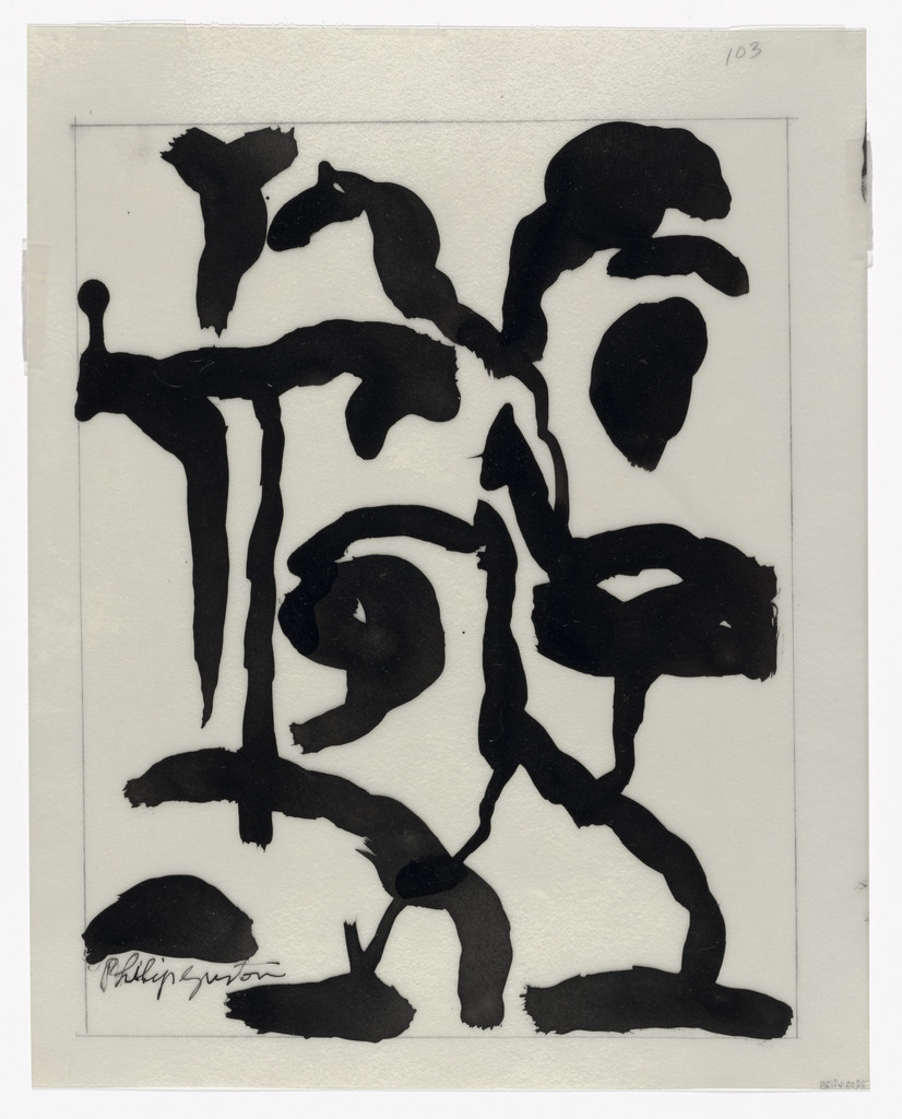 Preparatory drawing for In Memory of My Feelings