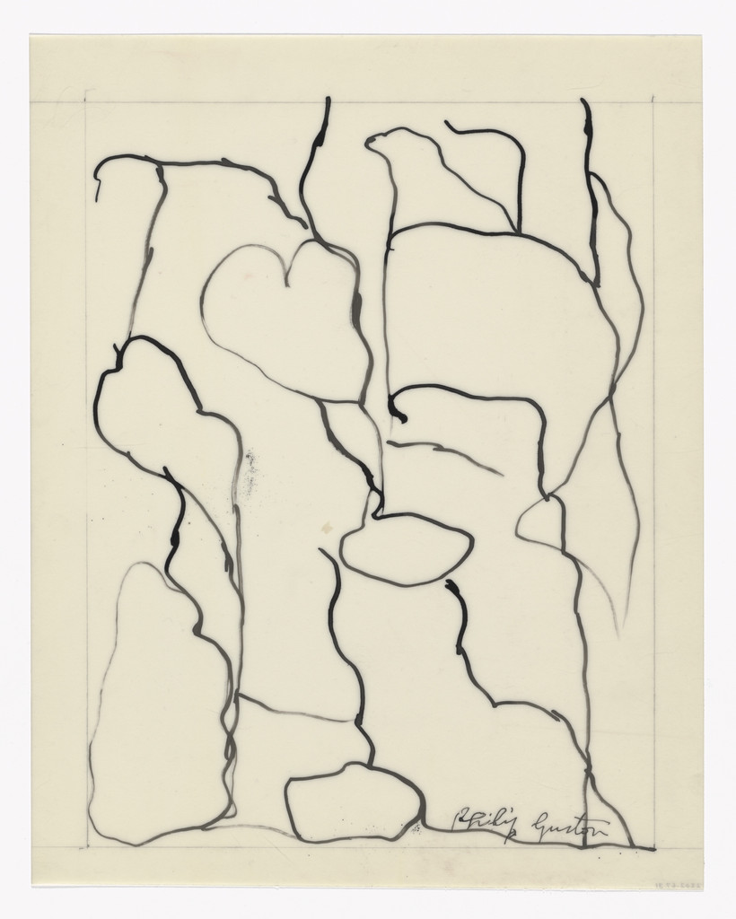 Unused preparatory drawing for In Memory of My Feelings