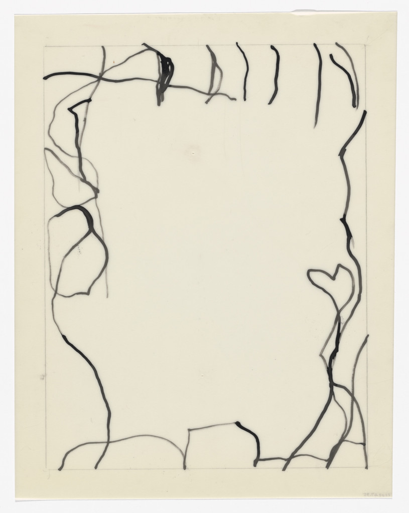 Unused preparatory drawing for In Memory of My Feelings