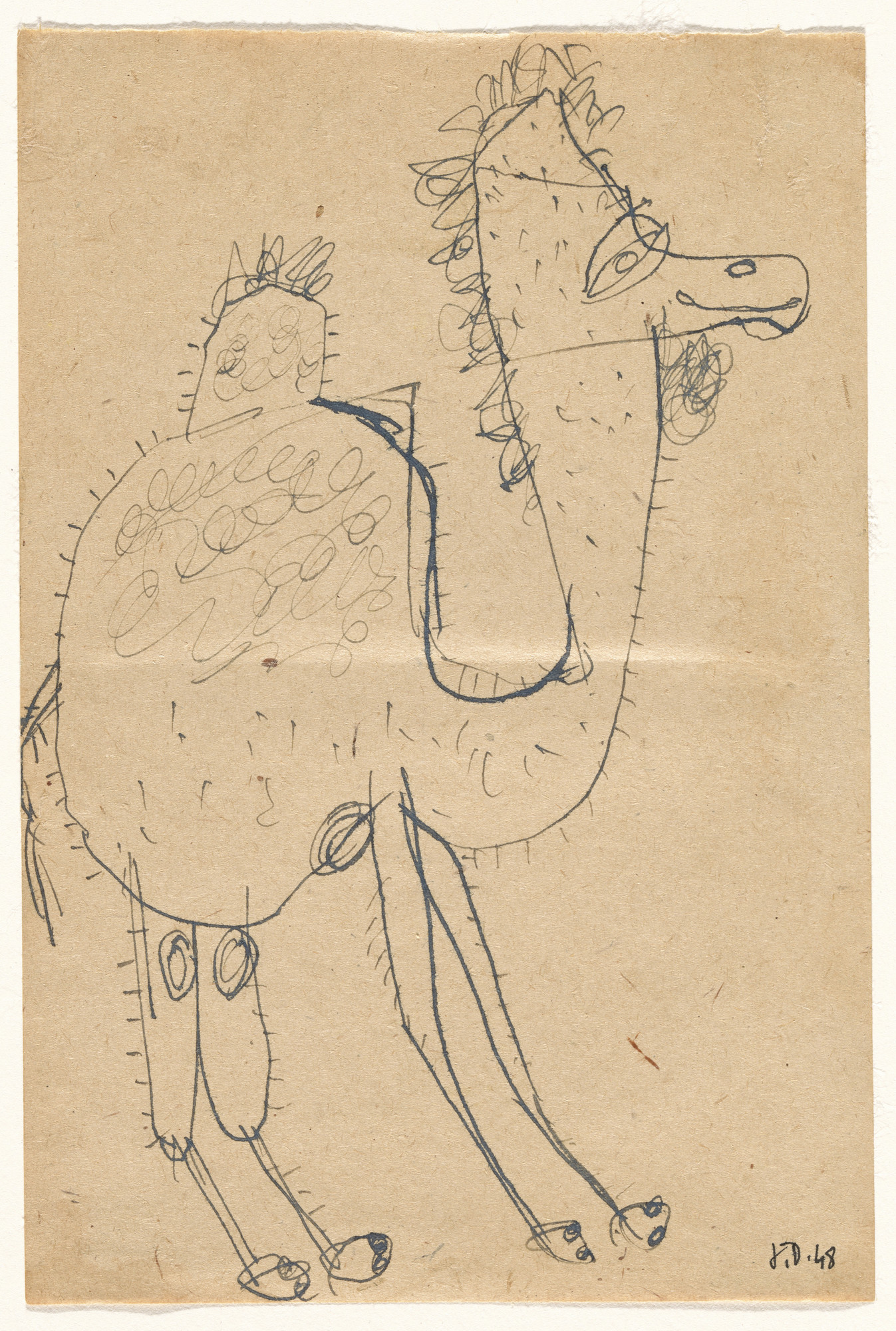 Jean Dubuffet. Sketchbook: El Golea, II