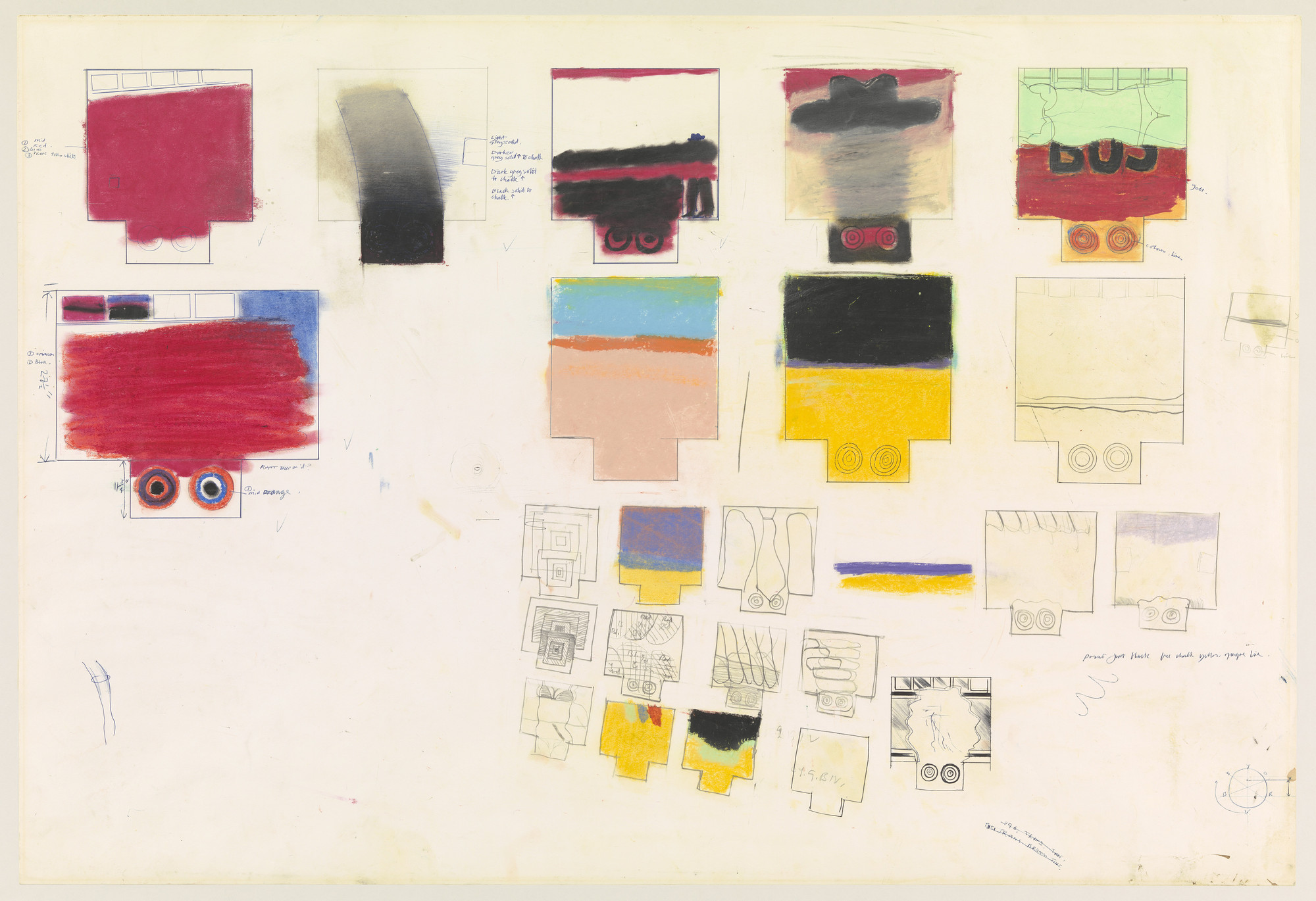Allen Jones. Study for Bus Series. (1966)