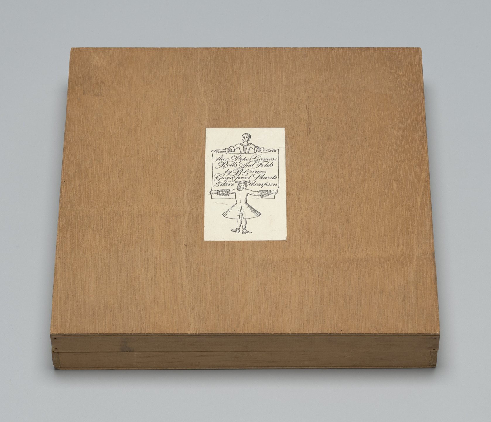 Various Artists, Bob Grimes, Greg Sharits, Paul Sharits, Dave Thompson. Flux Paper Games: Rolls and Folds. c. 1966