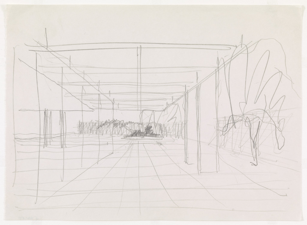 Ron Bacardi y Compania, S.A., Administration Building, project, Santiago, Cuba, Exterior perspective