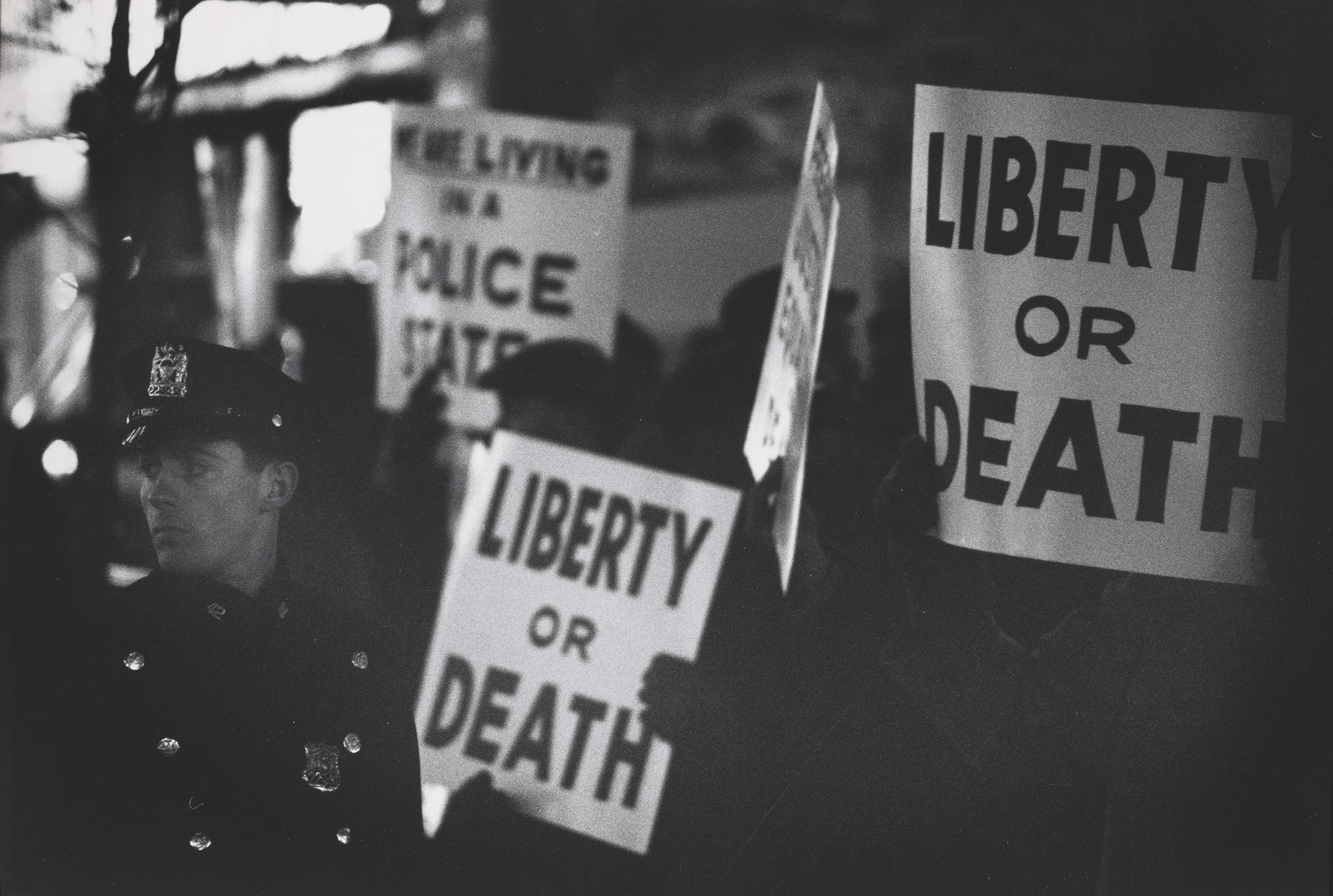 Gordon Parks. Harlem Rally, Harlem, New York