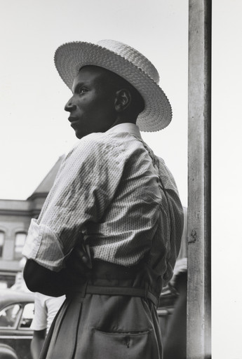 Man with Straw Hat, Washington, D.C.