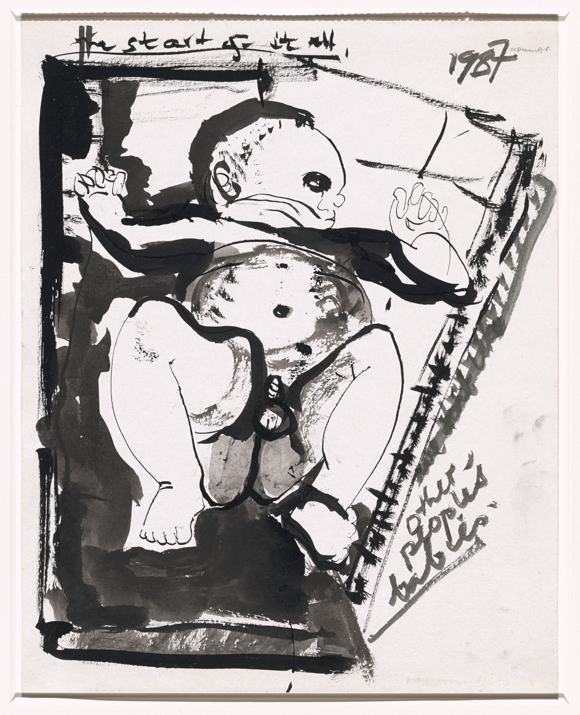 Marlene Dumas. The Start of It All/Other People&#39;s Babies. 1987