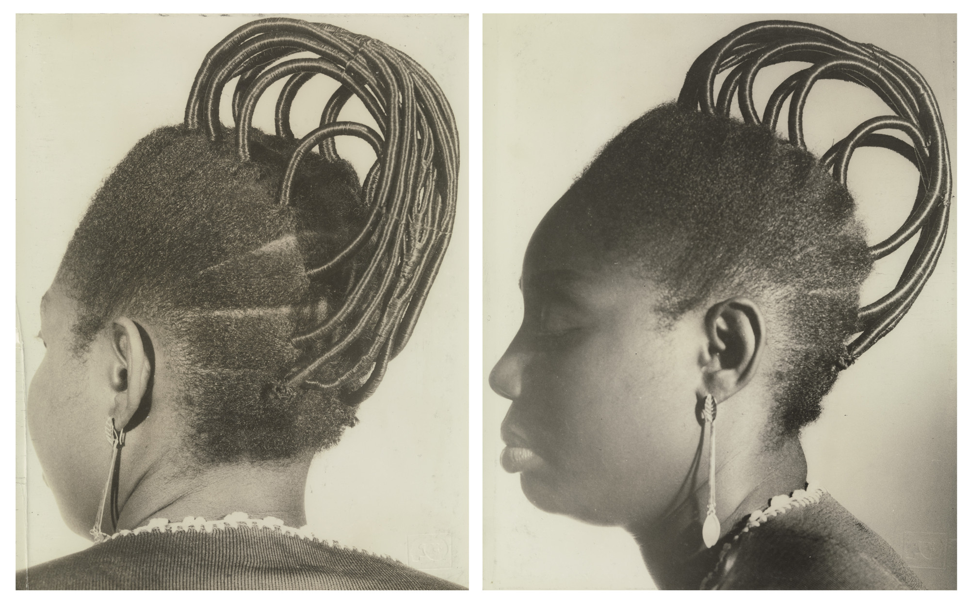 J.D. &#39;Okhai Ojeikere. Brush Eko Bridge. 1973