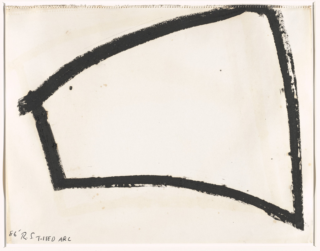 Tilted Arc by Richard Serra