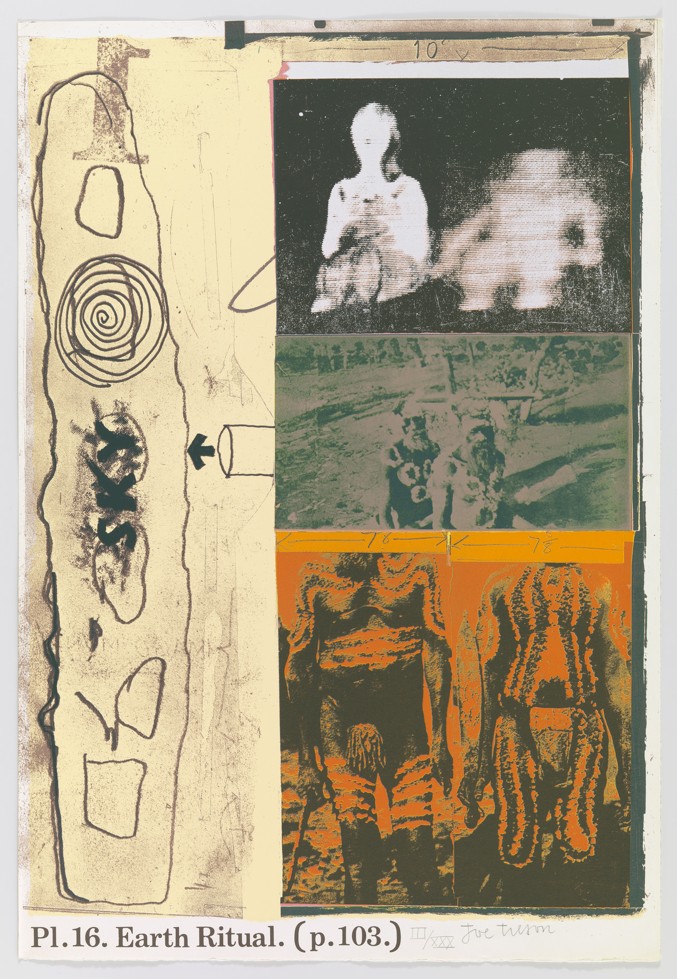 Joe Tilson. Earth Ritual from Homage to Picasso (Hommage à Picasso)