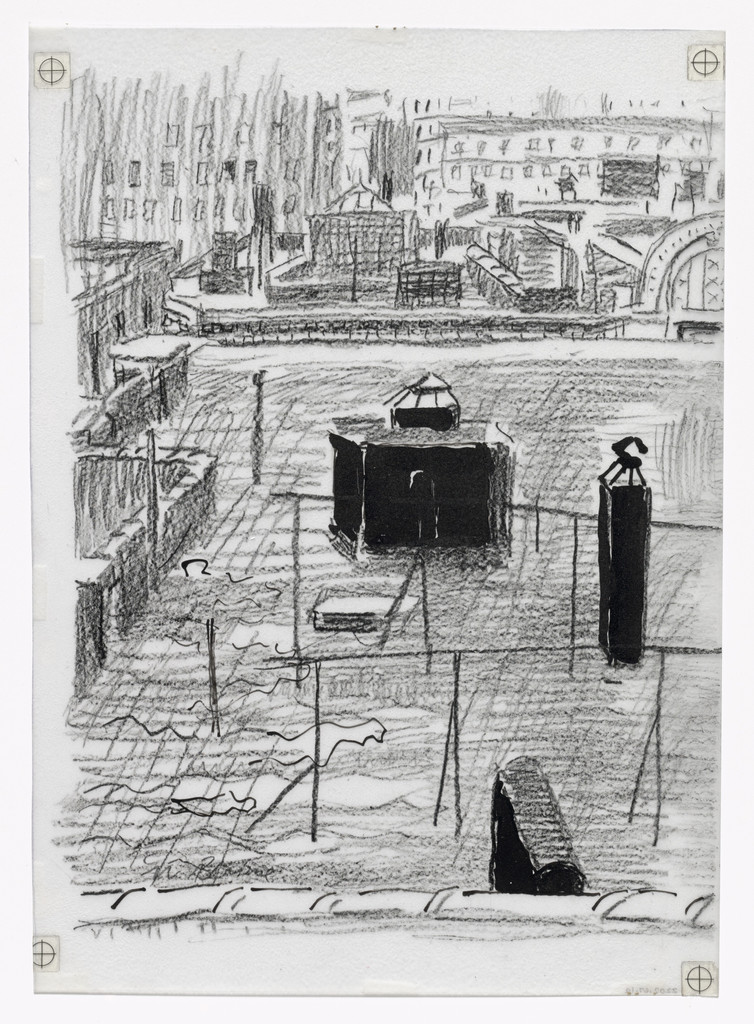 Preparatory drawing for In Memory of My Feelings