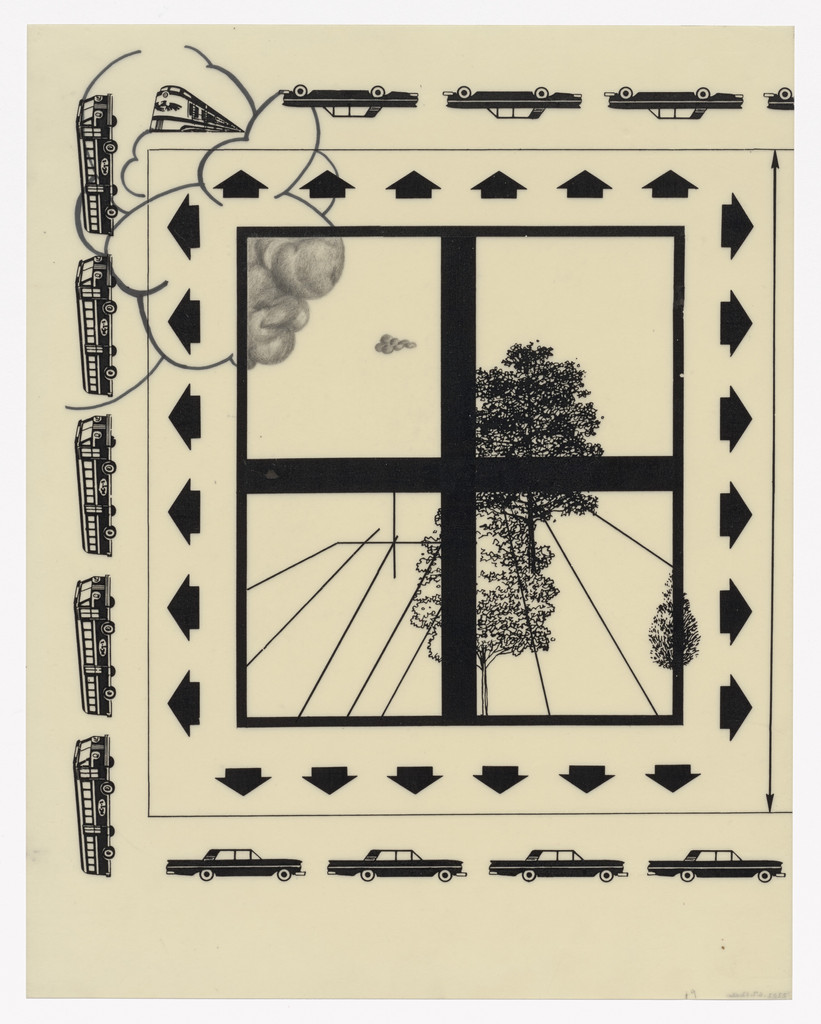 Preparatory drawing for In Memory of My Feelings