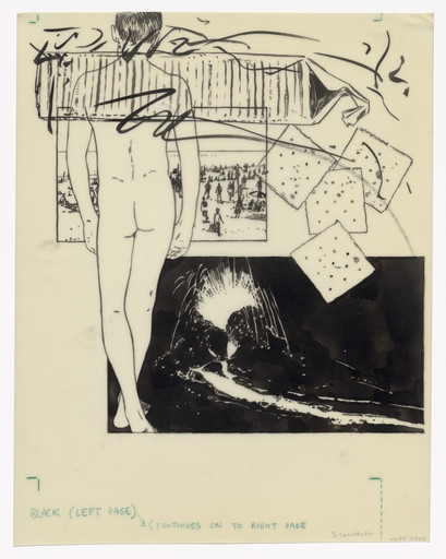 Joe Brainard. Preparatory drawing for In Memory of My Feelings. 1967