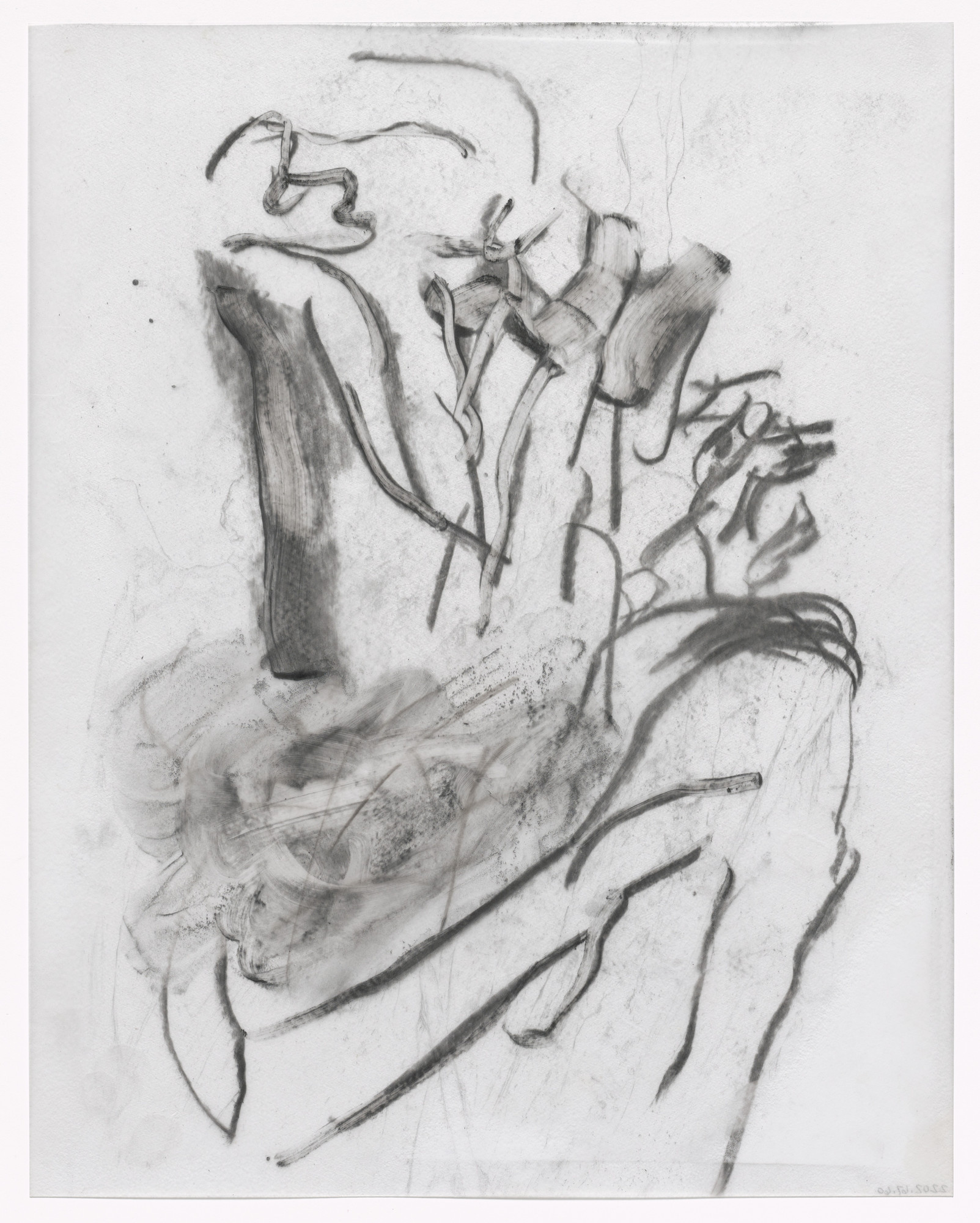 Willem de Kooning. Unused preparatory drawing for In Memory of My Feelings