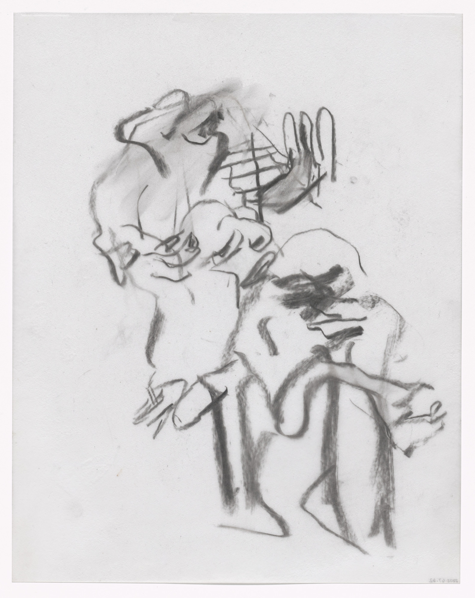 Willem de Kooning. Unused preparatory drawing for In Memory of My Feelings