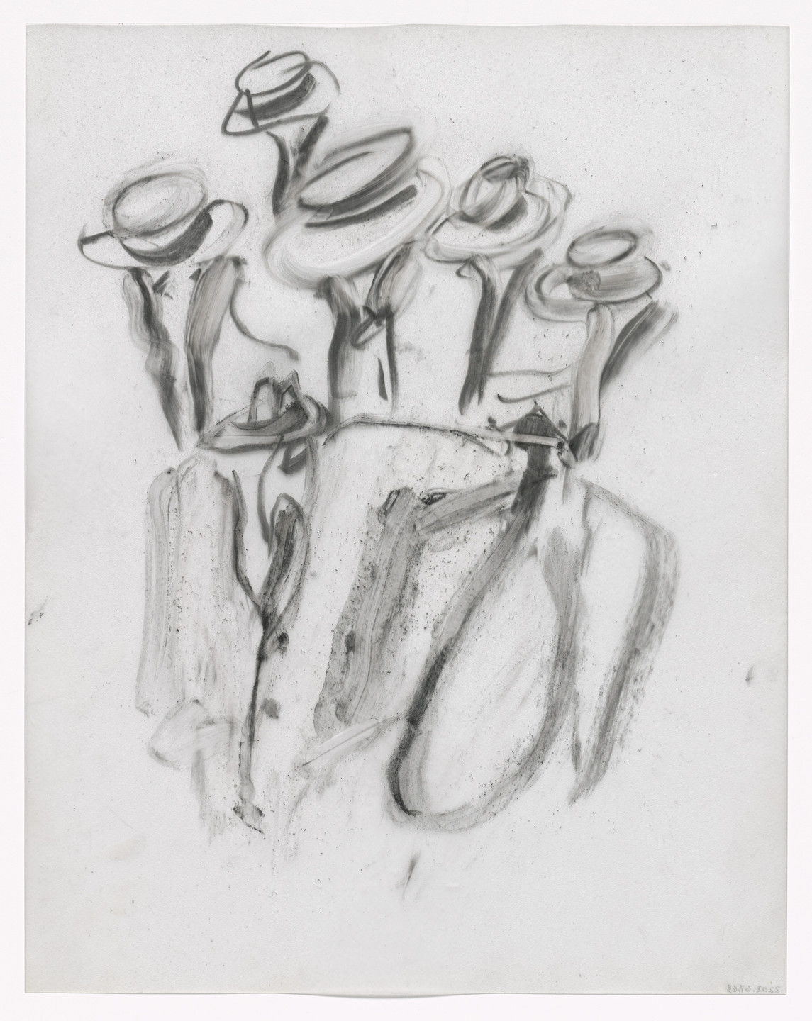 Willem de Kooning. Preparatory drawing for In Memory of My Feelings. 1967