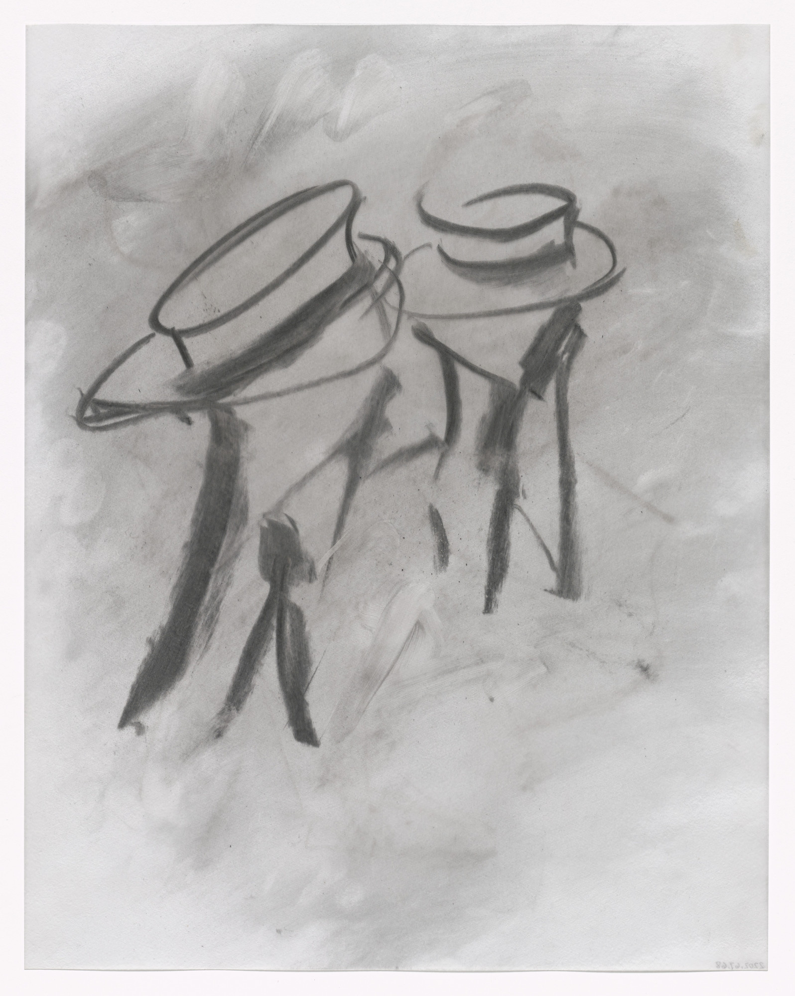 Willem de Kooning. Unused preparatory drawing for In Memory of My Feelings