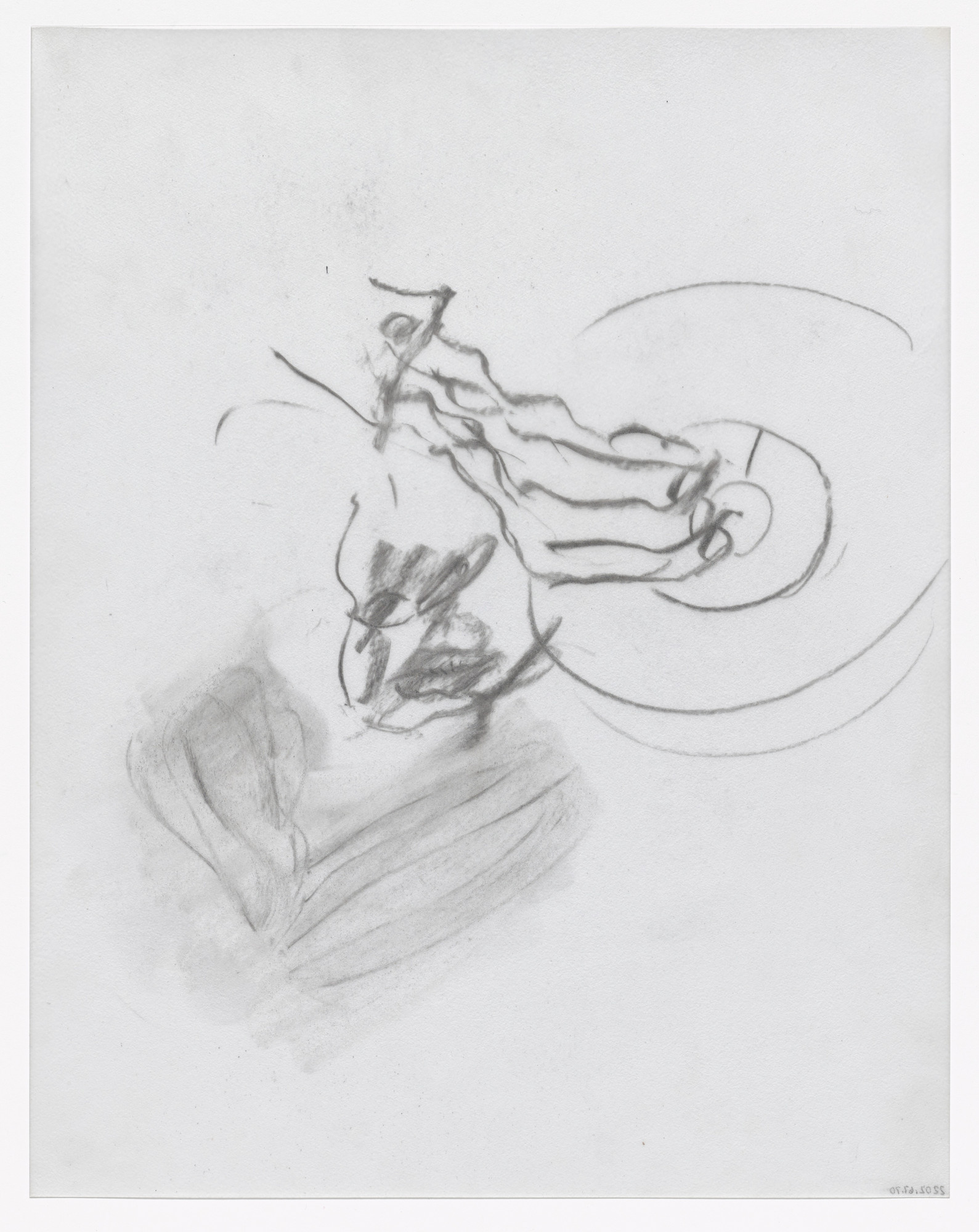 Willem de Kooning. Unused preparatory drawing for In Memory of My Feelings